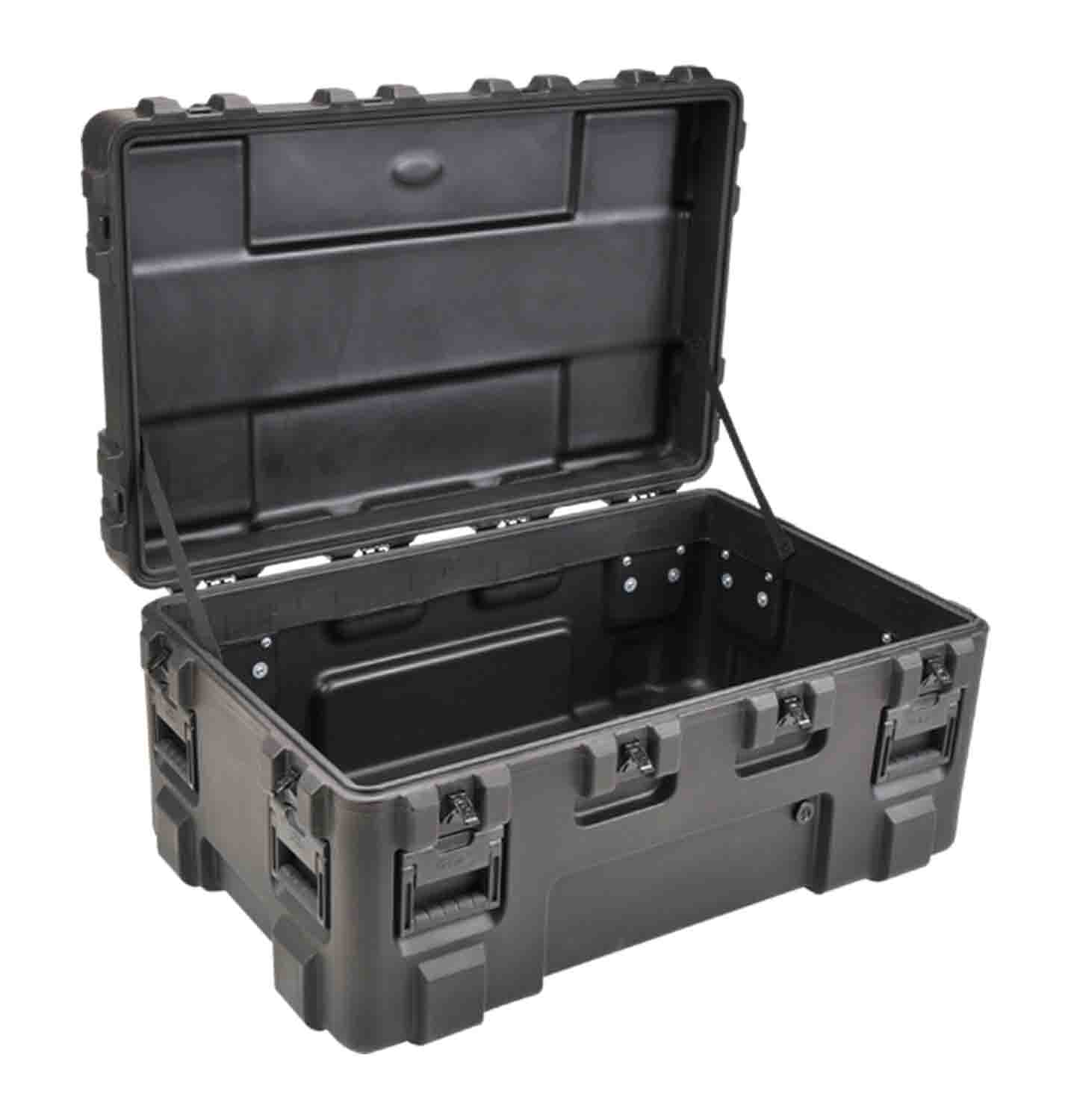 SKB Cases 3R4024-24B-E Roto-Molded Mil-Standard Utility Case with Empty Interior - Hollywood DJ