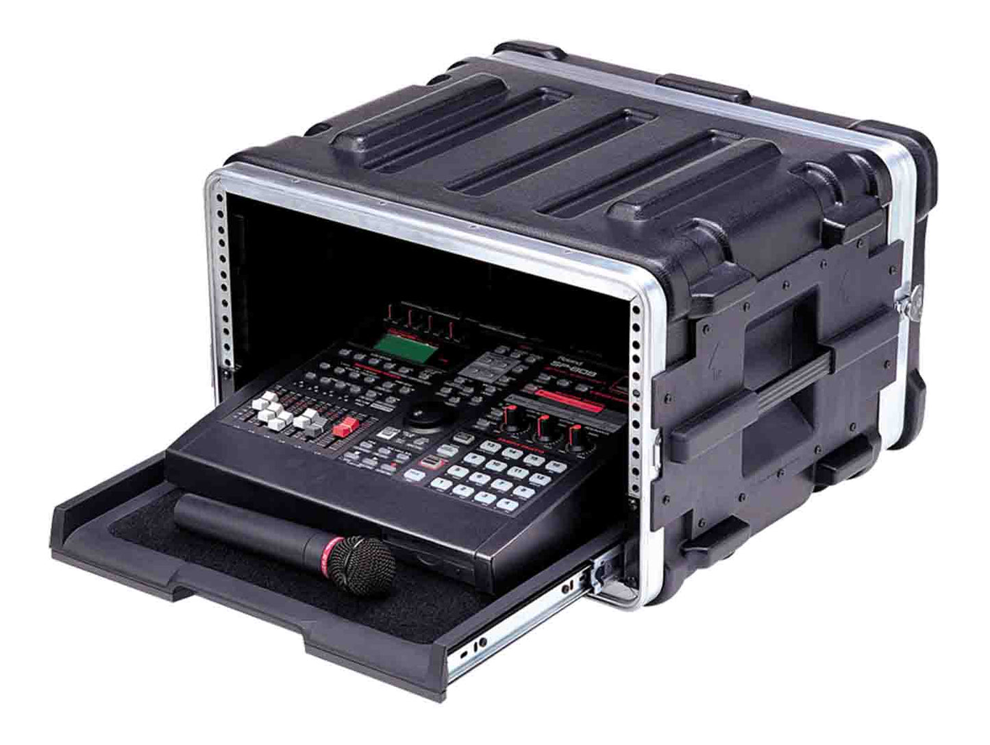 SKB Cases 1SKB-VS-1 Hook-and-Loop Fastener Shelf - 2 RU - Hollywood DJ