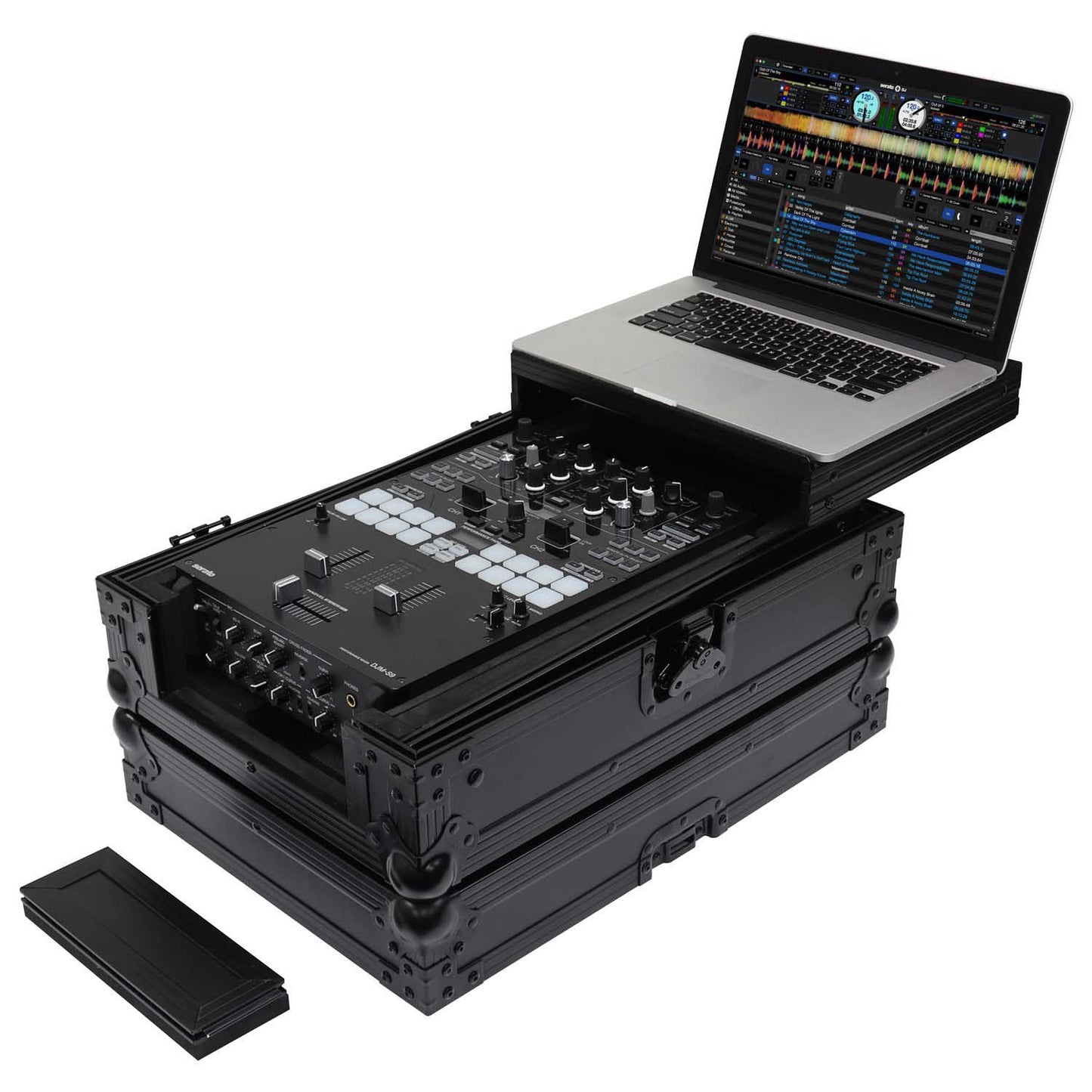 Open Box: Odyssey FZGS10MX1XDBL, 10″ Format DJ Mixer Case with Extra Deep Rear Compartment - Black - Hollywood DJ