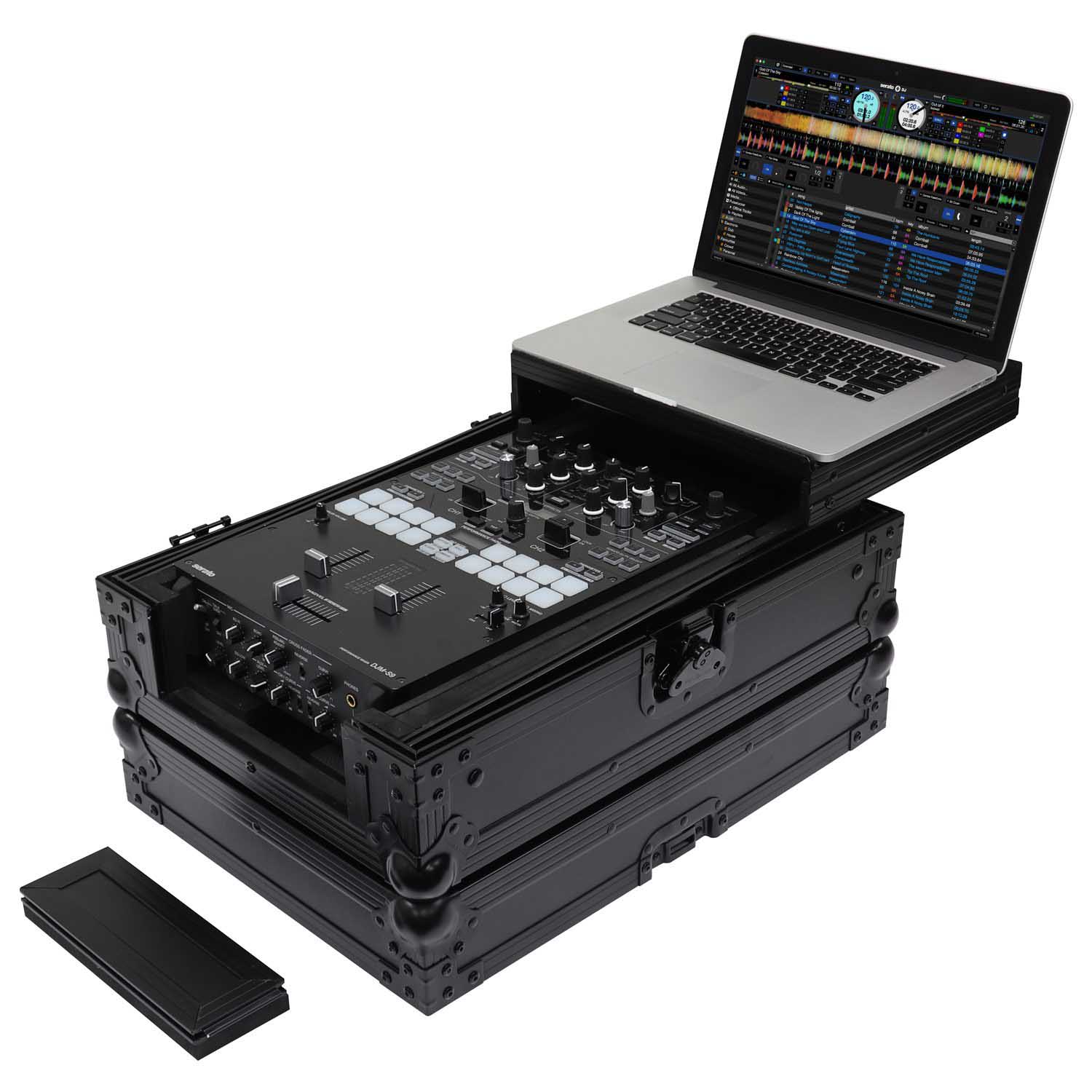 Open Box: Odyssey FZGS10MX1XDBL, 10″ Format DJ Mixer Case with Extra Deep Rear Compartment - Black - Hollywood DJ