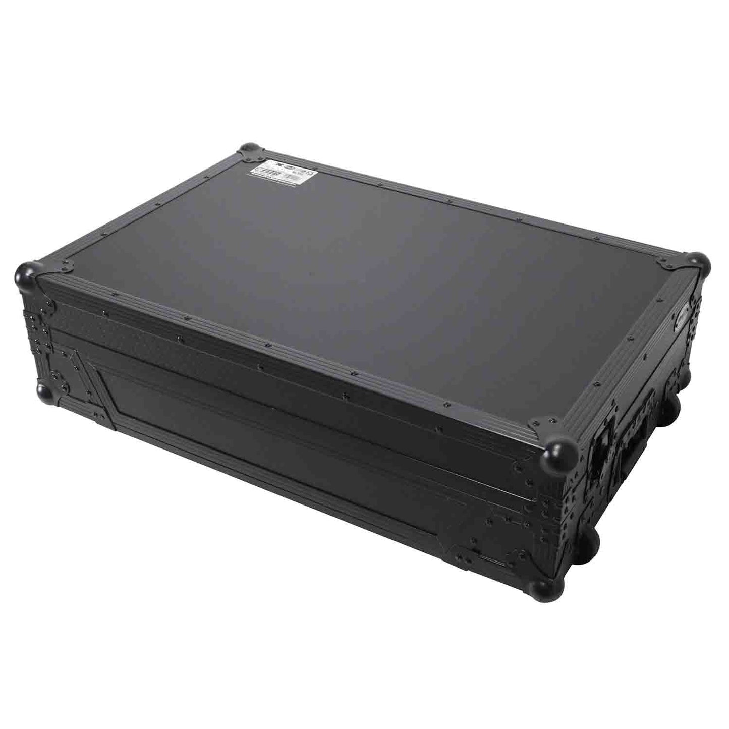ProX XS-DDJREV7WLTBL DJ Flight Case for Pioneer DDJ-REV7 Digital Controller with Sliding Laptop Shelf and Wheels - Black Finish - Hollywood DJ