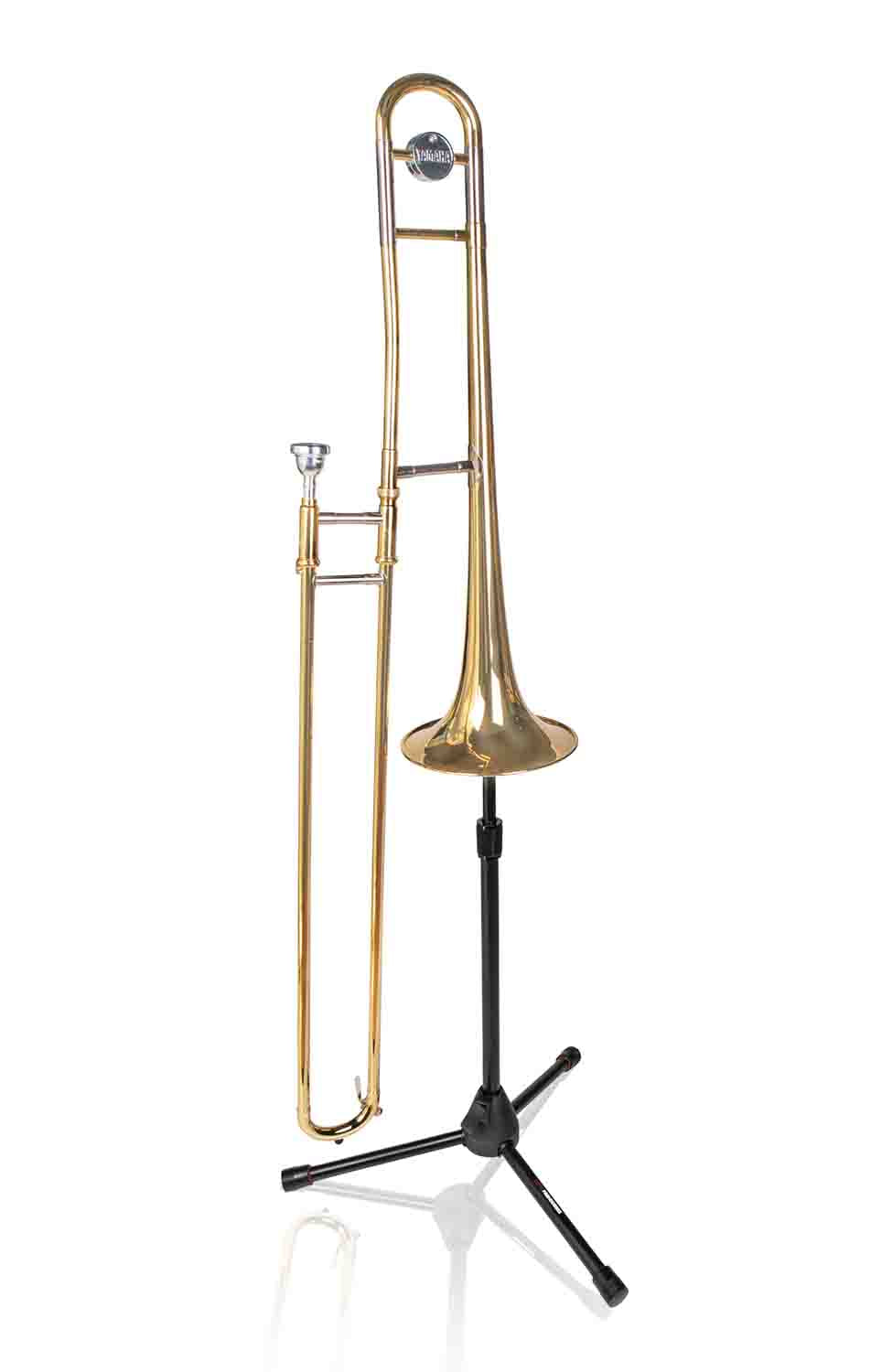 Gator GFW-BNO-TBONE, Tripod Stand for Standard-Size Trombone - Hollywood DJ