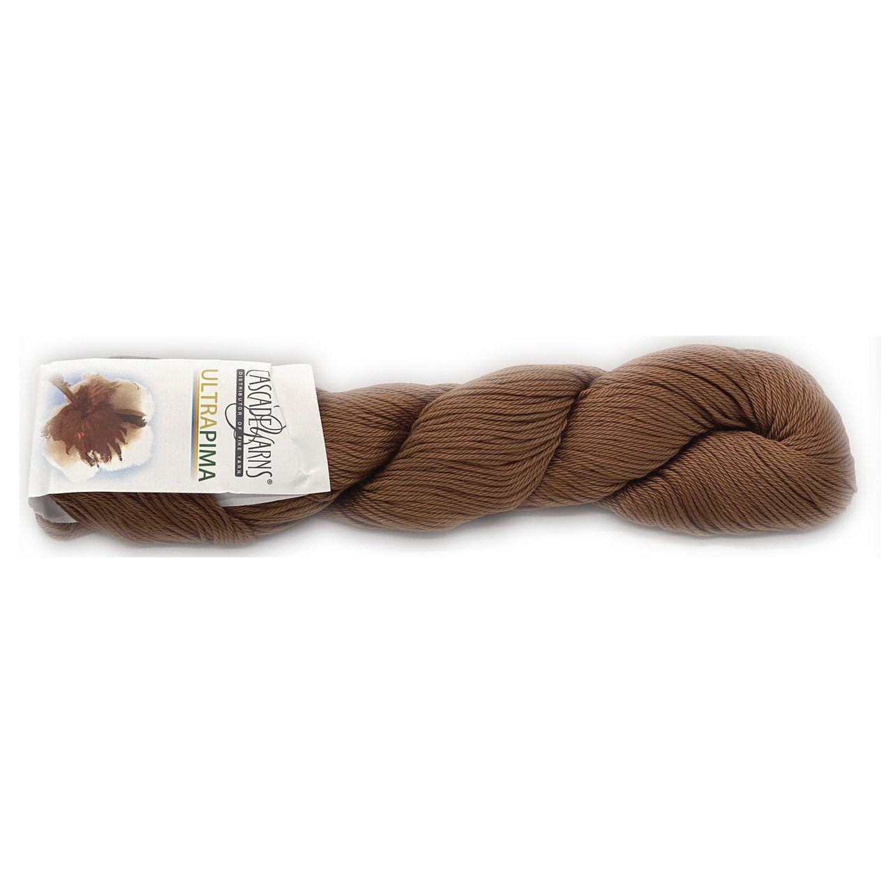 Ultra Pima Cotton Yarn by Cascade - Dark Brown