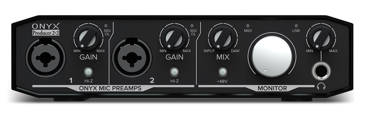Mackie Onyx Producer 2-2 USB Audio Interface With MIDI - Hollywood DJ