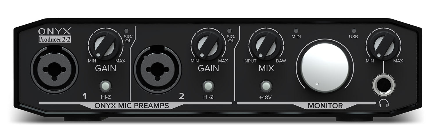 Mackie Onyx Producer 2-2 USB Audio Interface With MIDI - Hollywood DJ