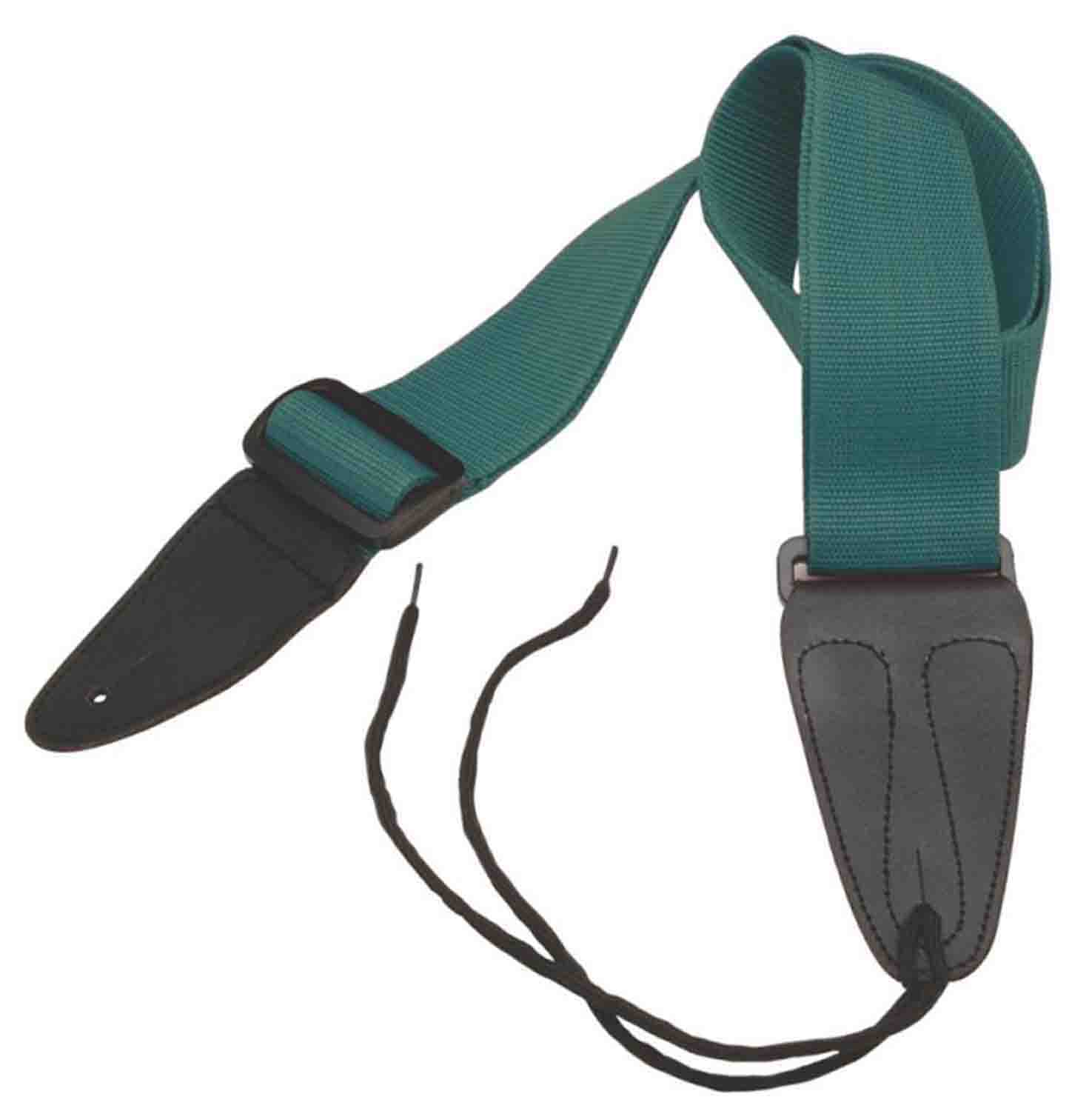 On Stage GSA10GE Guitar Strap with Leather Ends - Hollywood DJ