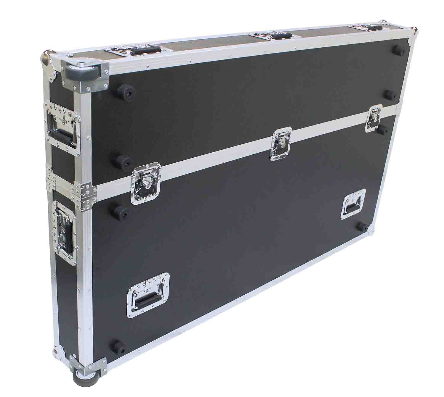 ProX XS-TV6070W Universal Case for ONE 60 to 70 Inch Flat Panel Monitor LED TV with Low Profile Wheels - Hollywood DJ