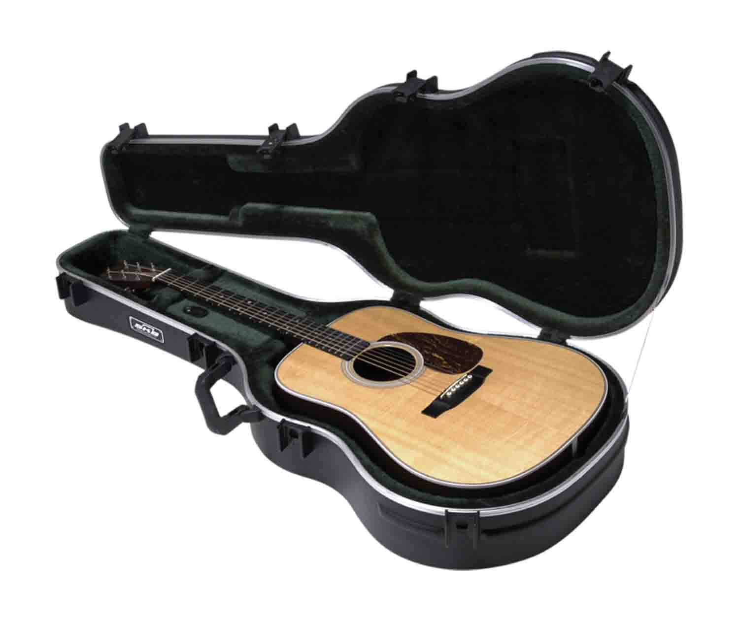 SKB Cases 1SKB-18 Acoustic Dreadnought Deluxe Guitar Case - Hollywood DJ