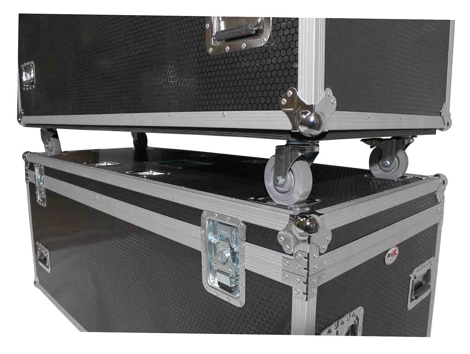 PROX XS-UTL246030W MK2 Heavy-Duty Truck Pack Utility Flight Case W-Divider and Tray Kit - Hollywood DJ