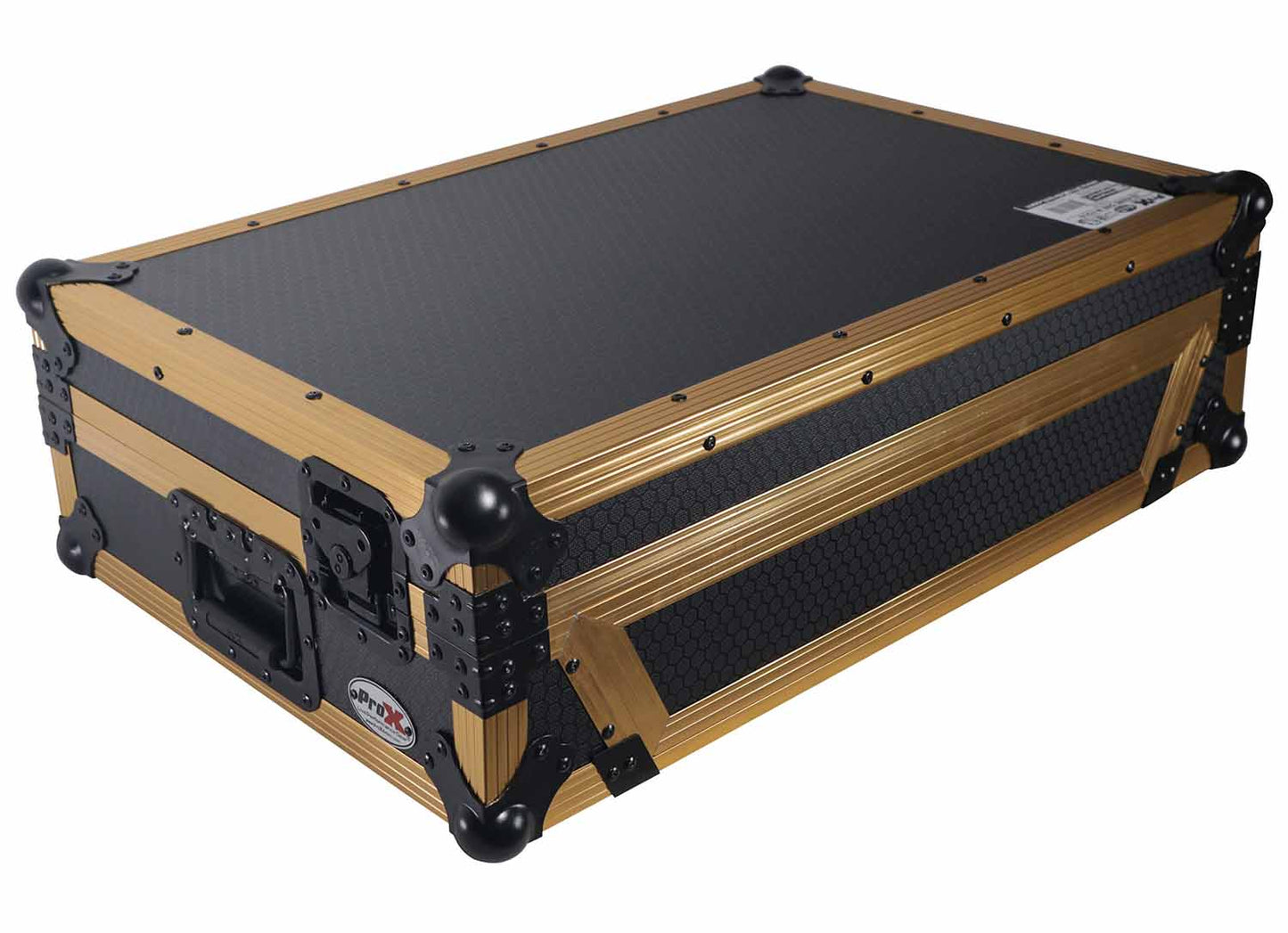 B-Stock: ProX XS-RANEONE W FGLD ATA Flight Style Road Case for RANE ONE DJ Controller with Wheels Limited Edition Gold - Hollywood DJ