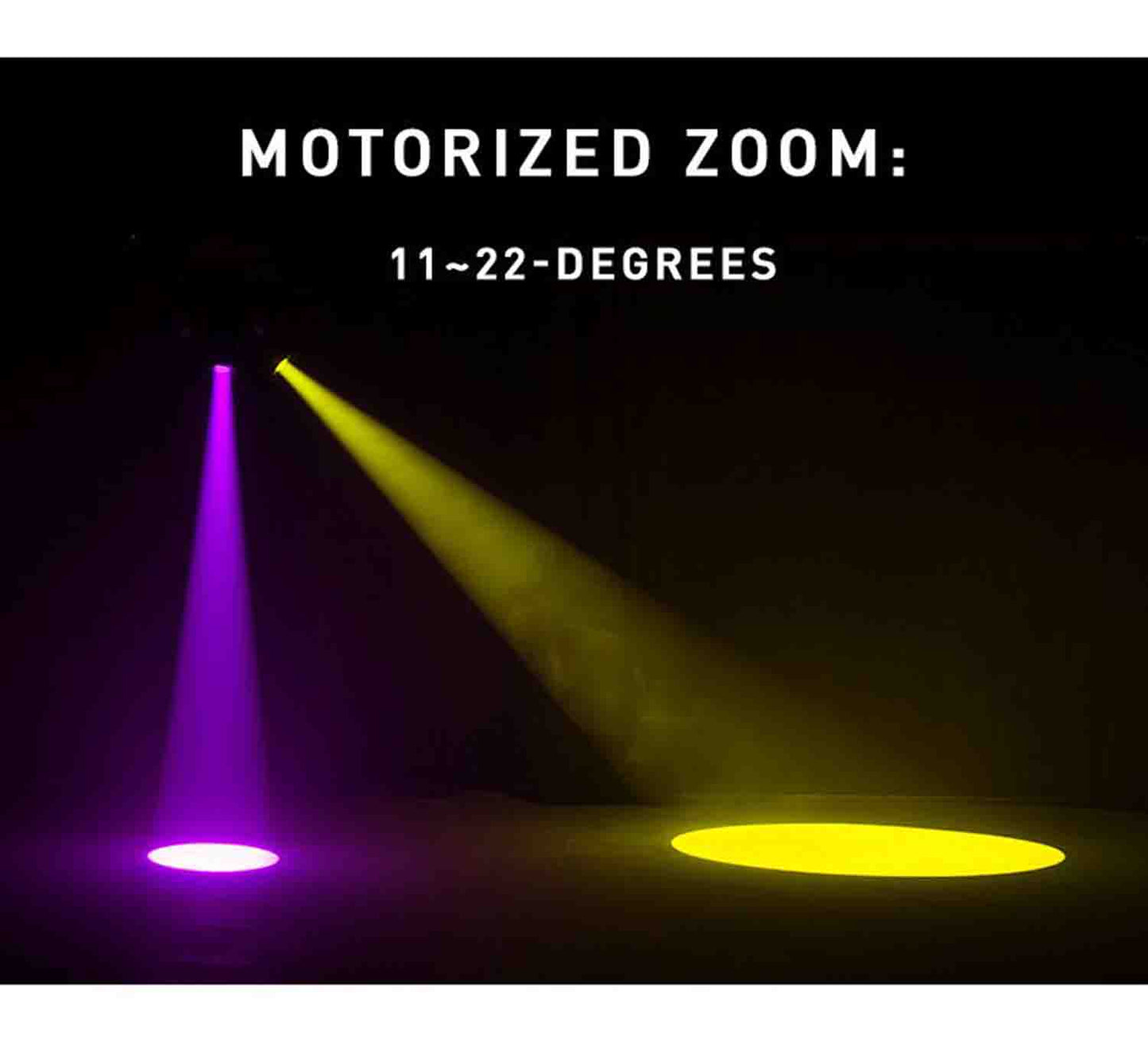 ADJ Focus SPOT 4Z Pearl 200W LED Moving Head Spot Fixture - White - Hollywood DJ