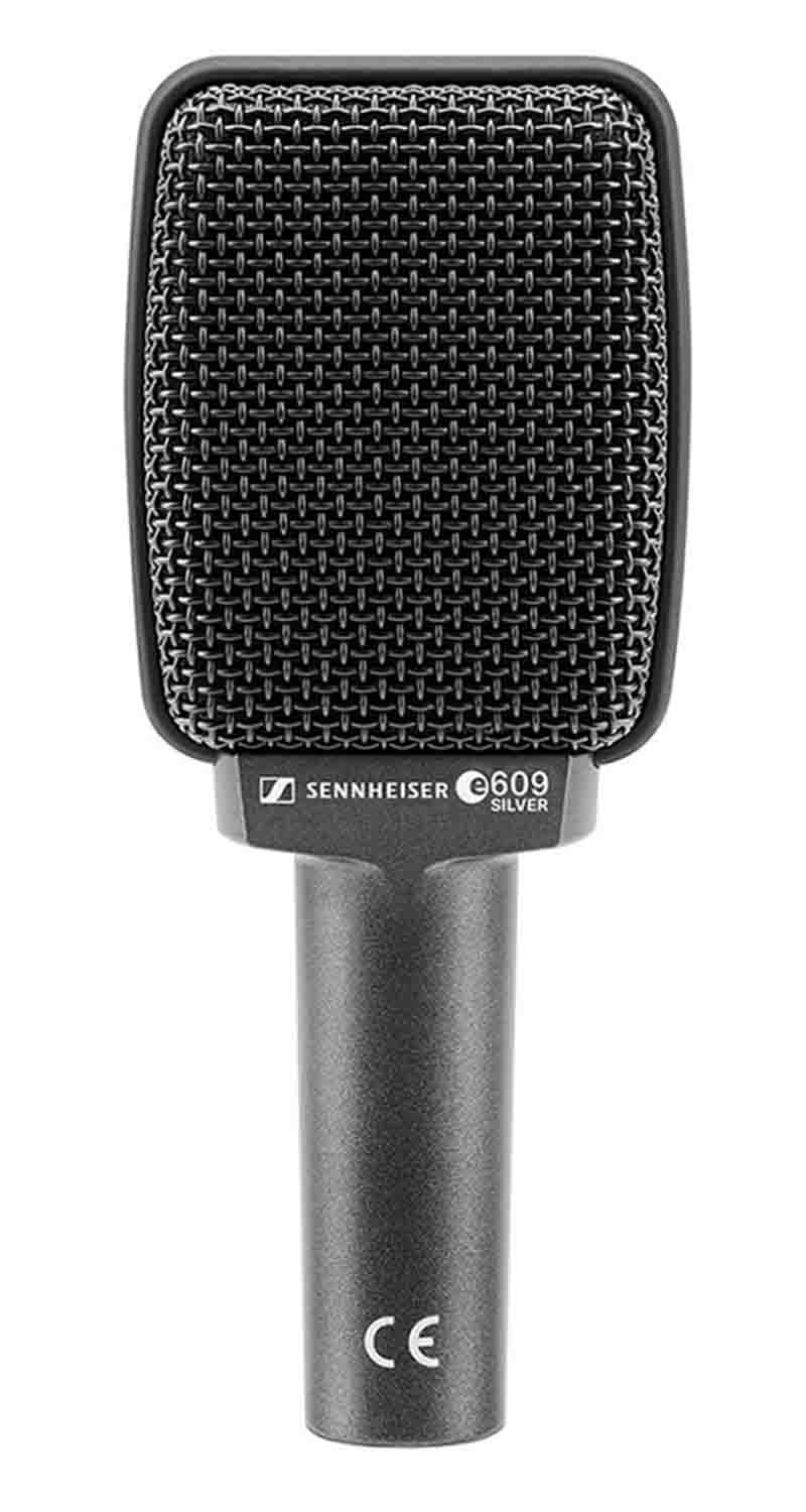 Sennheiser E 609 SILVER Supercardioid Instrument Microphone - Hollywood DJ