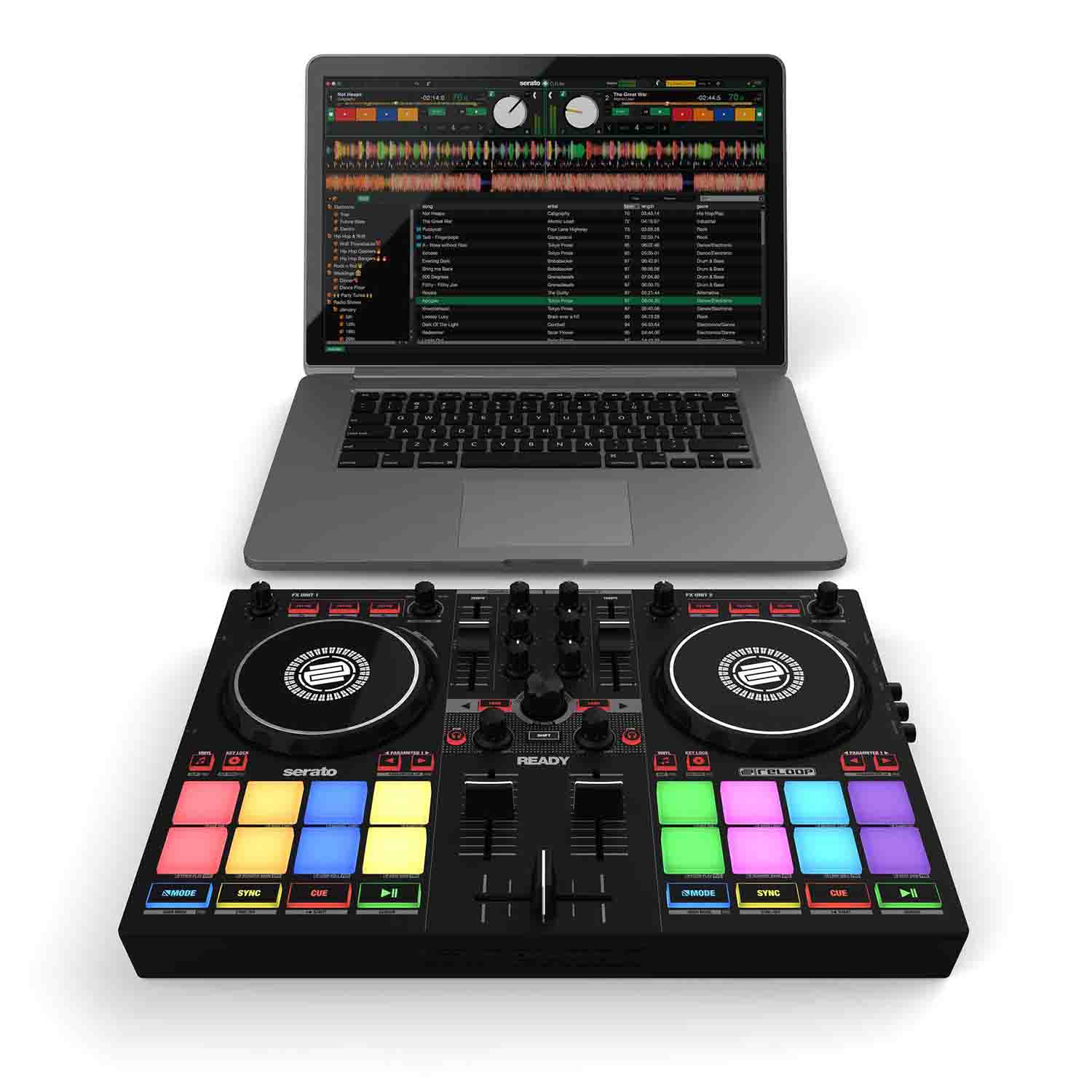 Reloop Ready 2 Channel Portable DJ Controller for Serato - Hollywood DJ