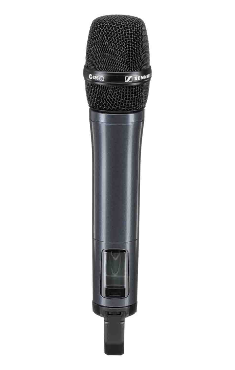 Sennheiser EW 100 G4-ME2/835-S Combo Wireless Handheld and Lavalier Microphone System - Hollywood DJ