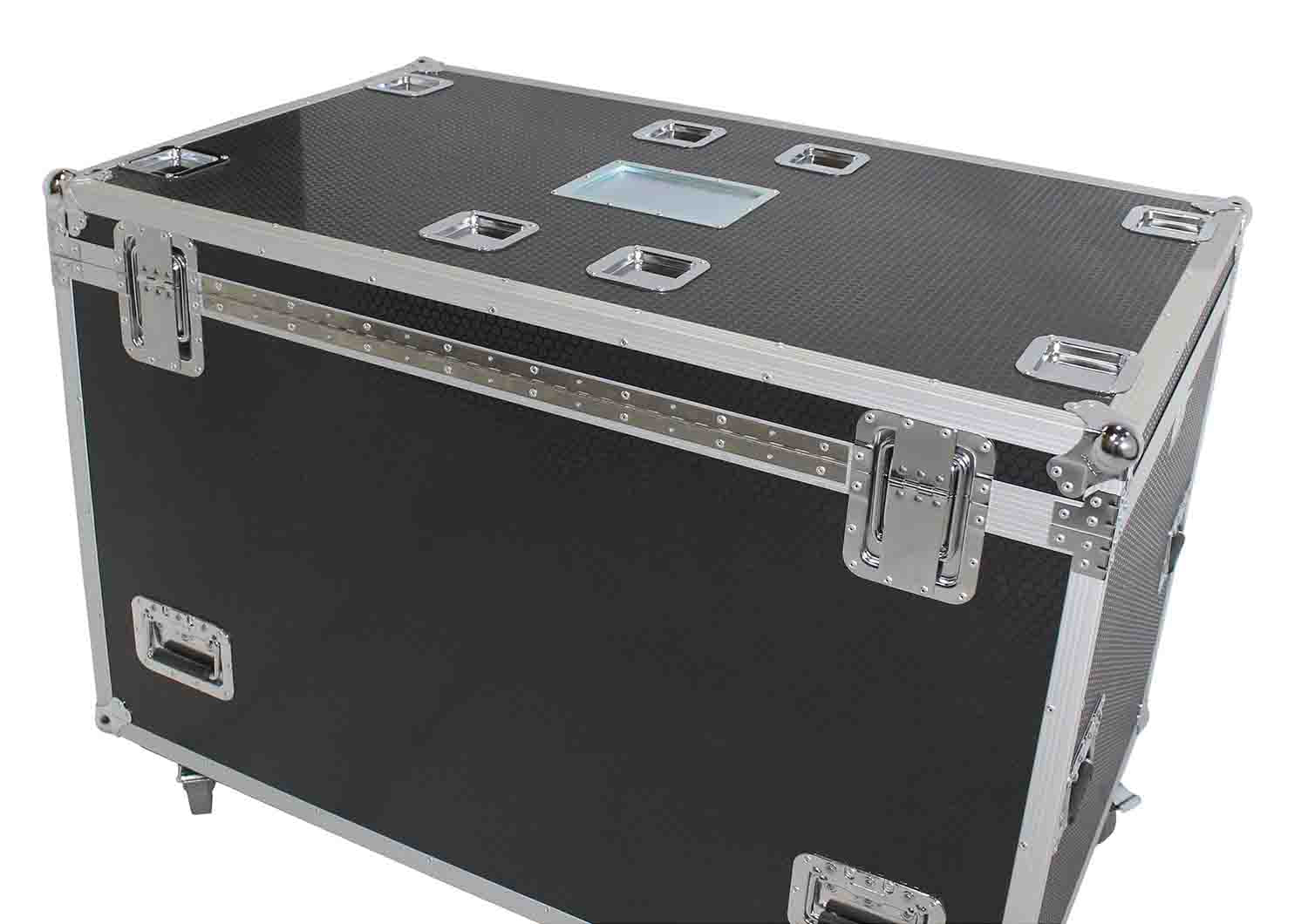 PROX XS-UTL483036W MK2 TruckPaX Heavy-Duty Truck Pack Utility Flight Case with Divider/Tray Kit and with 4 Inch Casters - Hollywood DJ