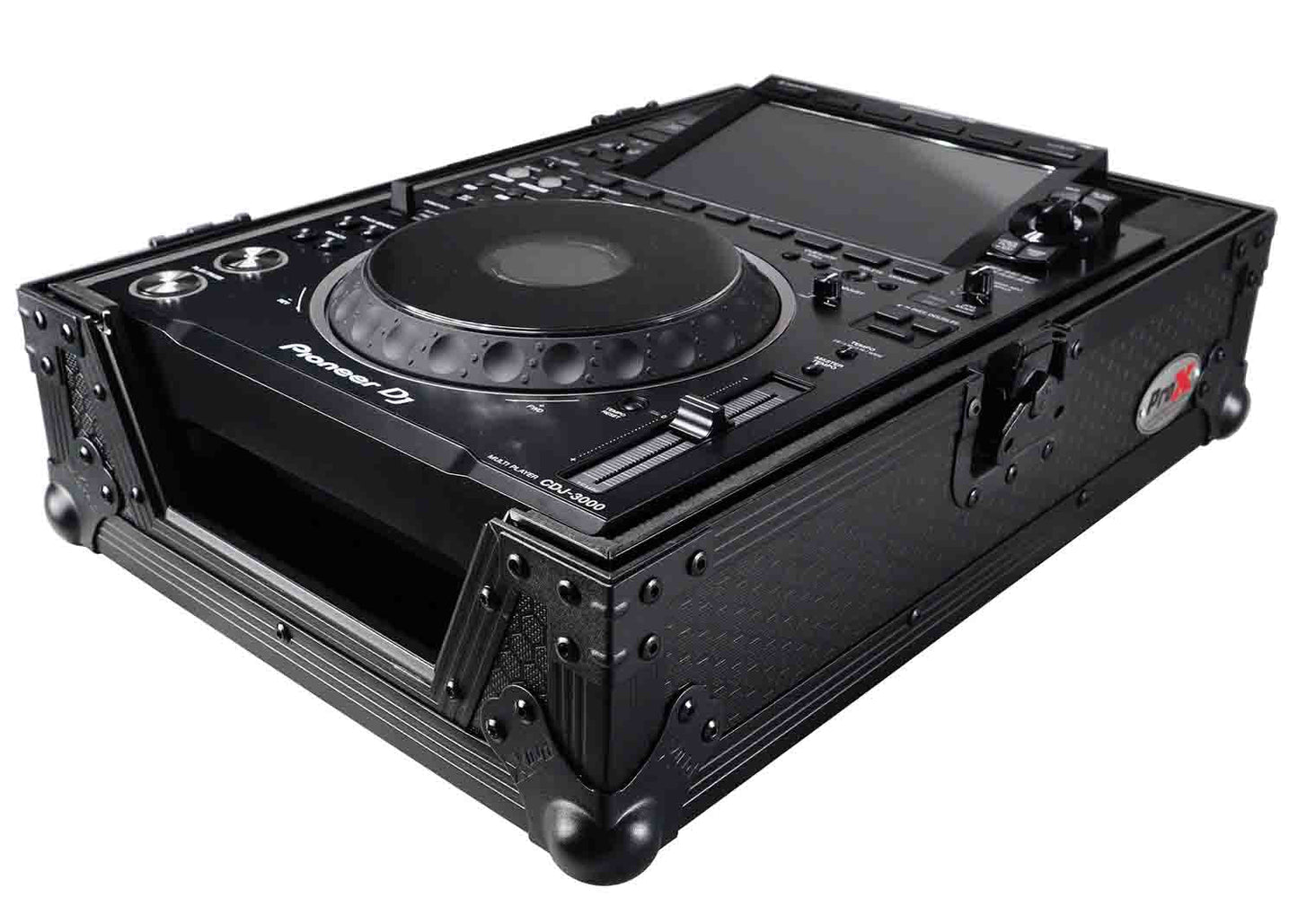 B-Stock: ProX XS-CDBL, DJ Flight Case for Large Format CD-Media Player - Black - Hollywood DJ