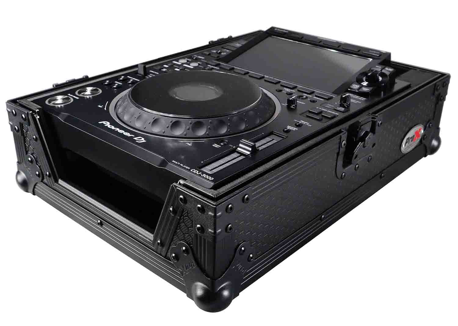 B-Stock: ProX XS-CDBL, DJ Flight Case for Large Format CD-Media Player - Black - Hollywood DJ