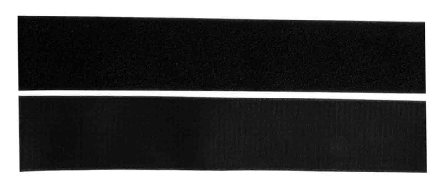 Onstage HL4000 Hook & Loop Fastener Strips - Black - Hollywood DJ