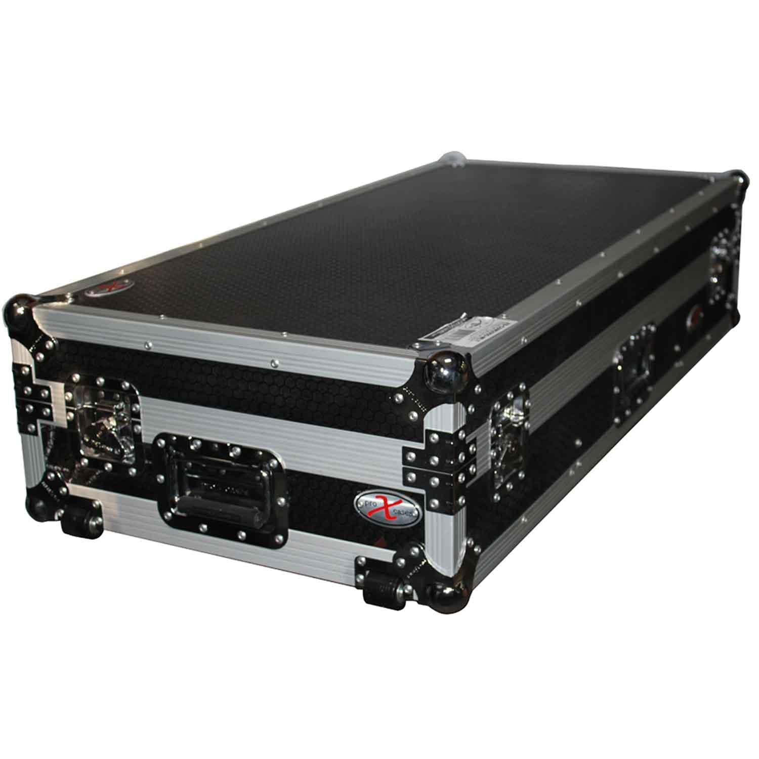 ProX XS-CDiM10WLT, Universal DJ Coffin Case for 10" Mixer & 2 (8.5-9.5") CD Players - Hollywood DJ