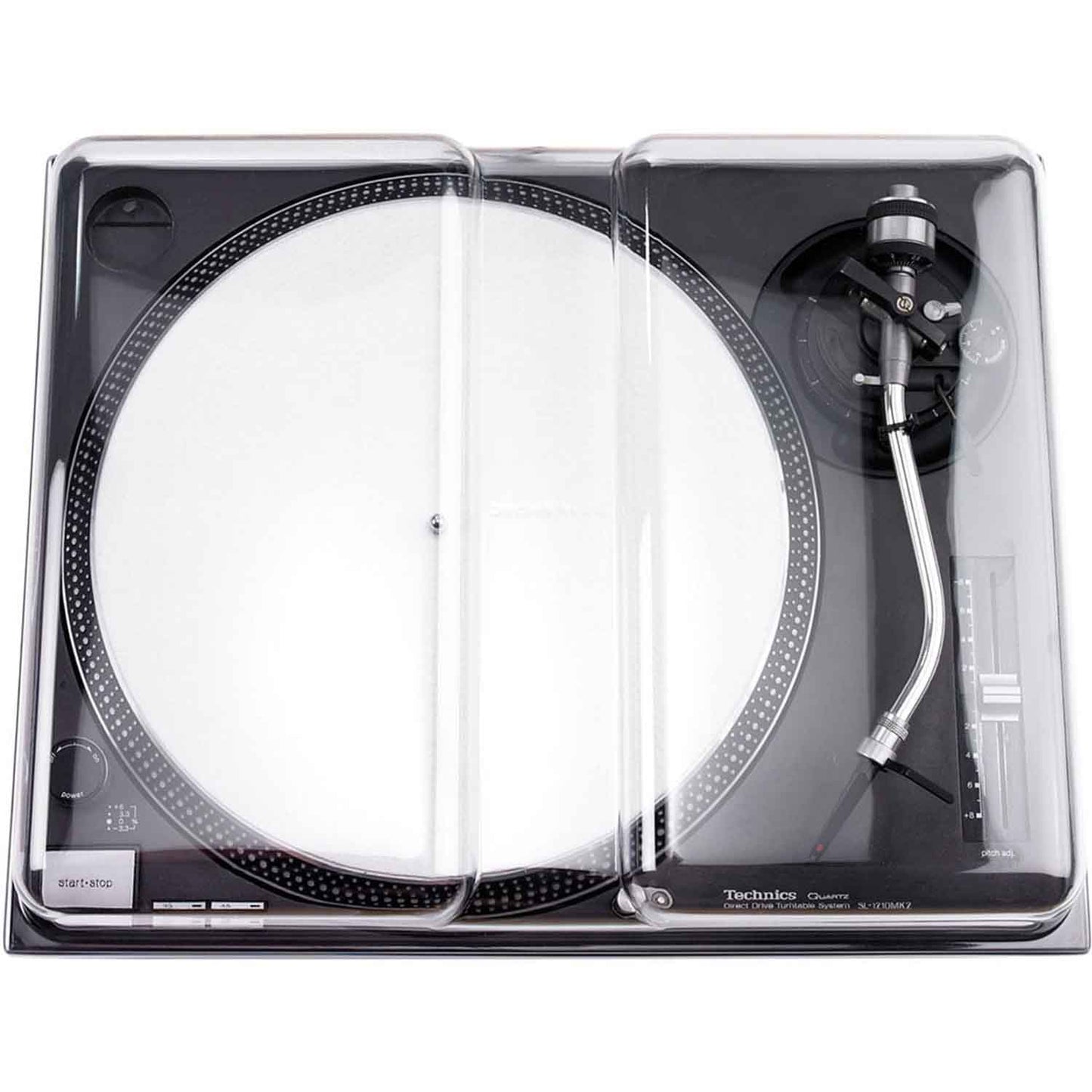 B-Stock: Decksaver DS-PC-SL1200 Protection Cover for Technics SL-1200 and Pioneer PLX-1000 DJ Turntable - Hollywood DJ