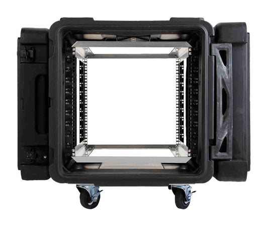 SKB Cases 3SKB-R910U28 28-Inch Deep 10U Roto Shock Rack Case - Black - Hollywood DJ
