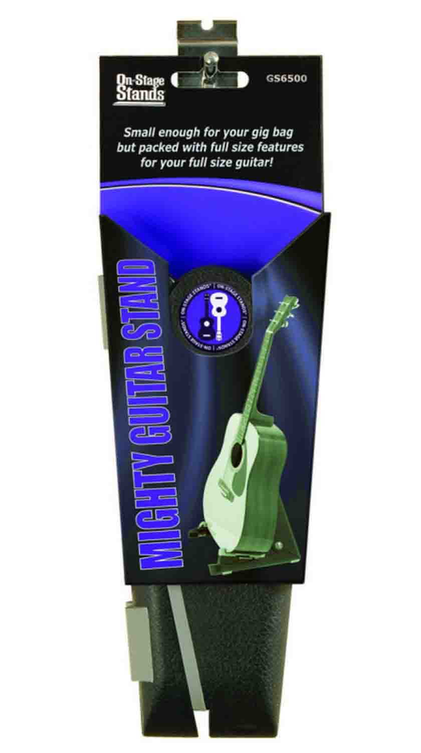 OnStage GS6500 Mighty Guitar Stand - Black - Hollywood DJ