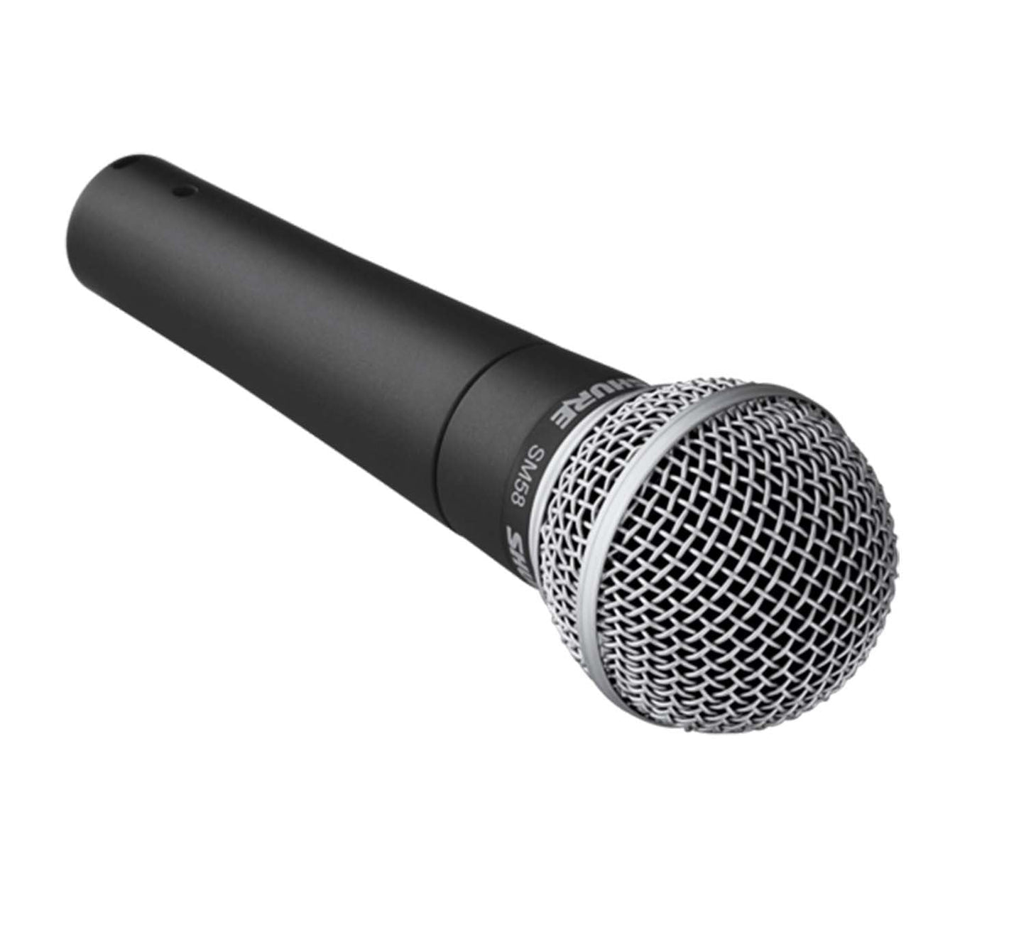 Shure SM58-CN Dynamic Cardioid Microphone with Cable and 3-pin XLR Connector - Dark Grey - Hollywood DJ