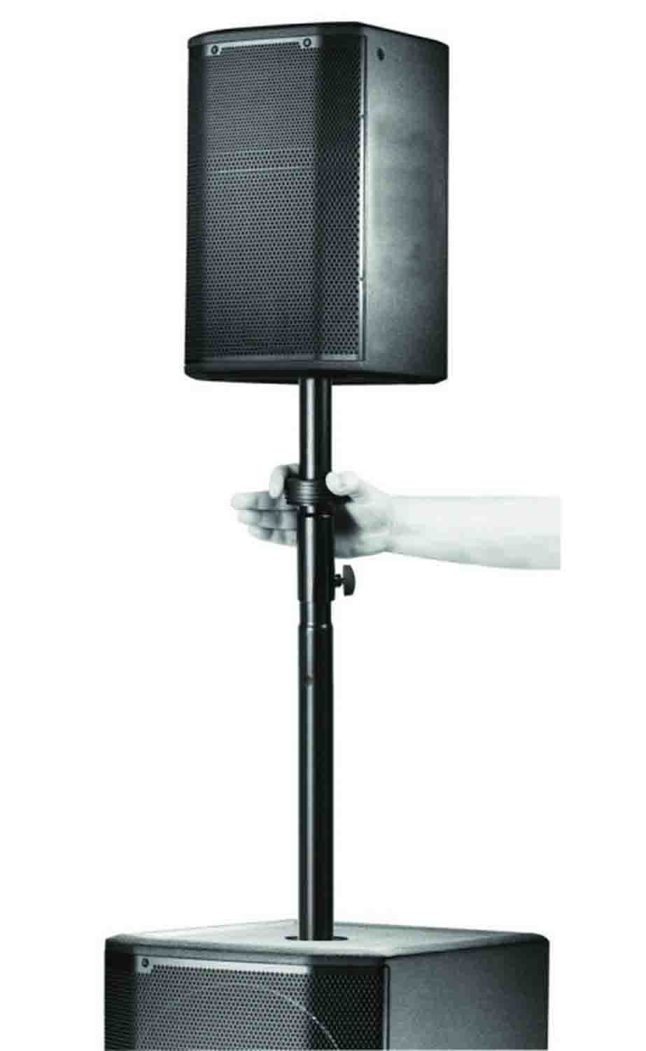 OnStage SS7745LOK Adjustable Subwoofer Attachment Shaft with Locking Adapter - Hollywood DJ