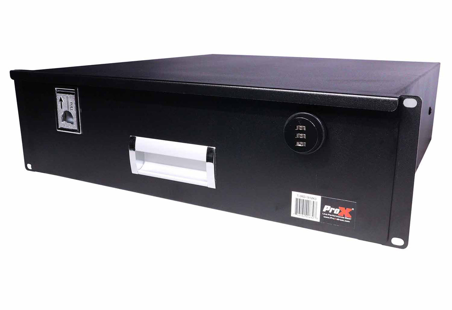 ProX T-3RD-18 MK3, 18" Deep Heavy Duty 3U Space Rack Drawer - Hollywood DJ