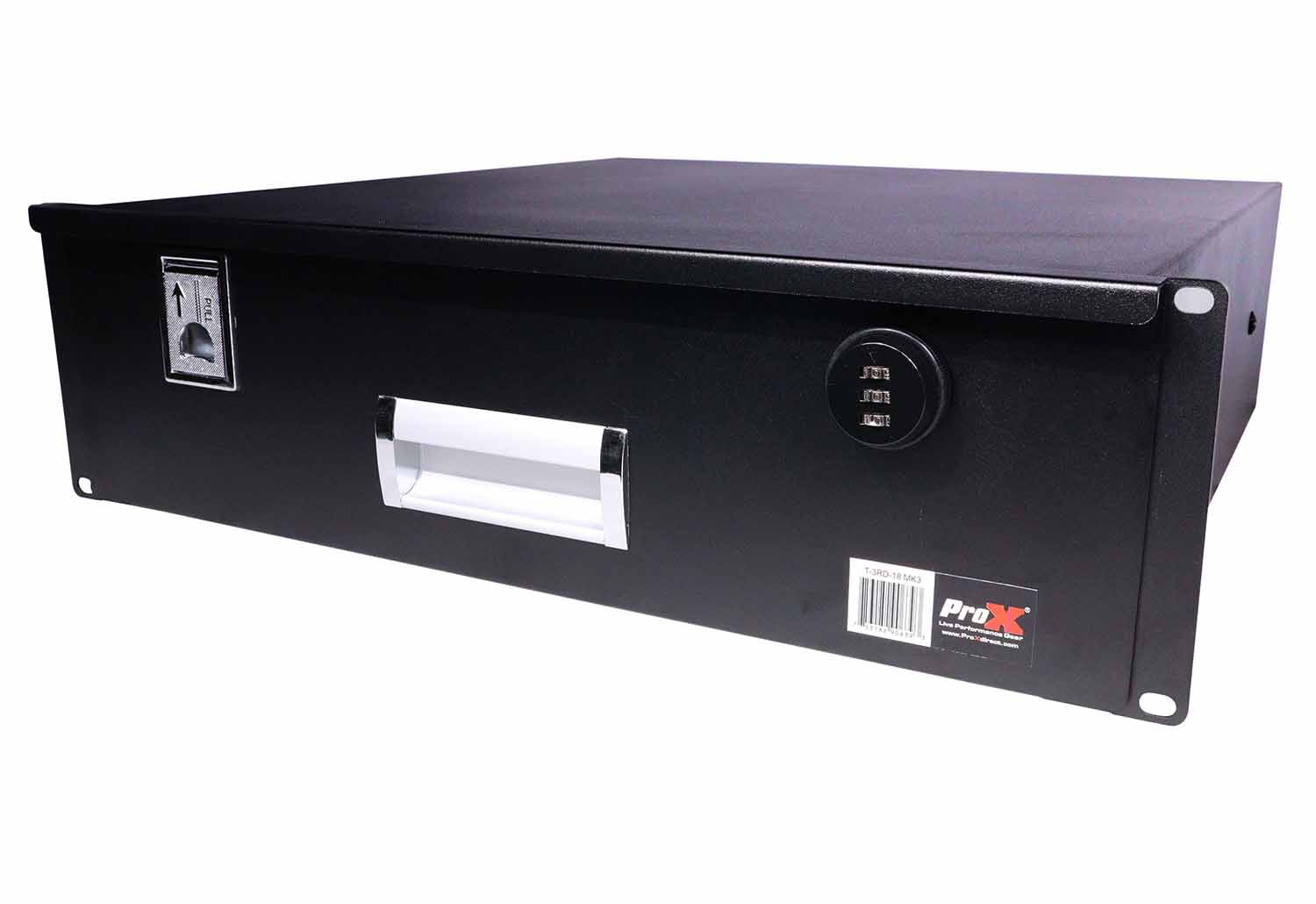 ProX T-3RD-18 MK3, 18" Deep Heavy Duty 3U Space Rack Drawer - Hollywood DJ
