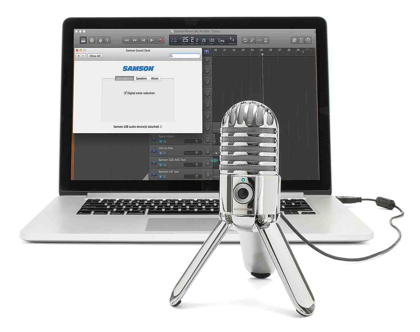 Samson Meteor Mic USB Studio Condenser Microphone - Hollywood DJ