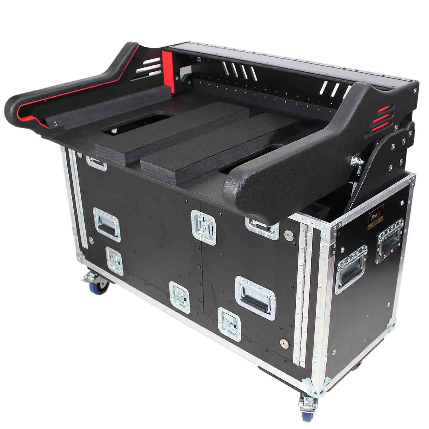 ProX XZF-MIDHD Flip-Ready Easy Retracting DJ Case for Midas Heritage-D Console - Hollywood DJ
