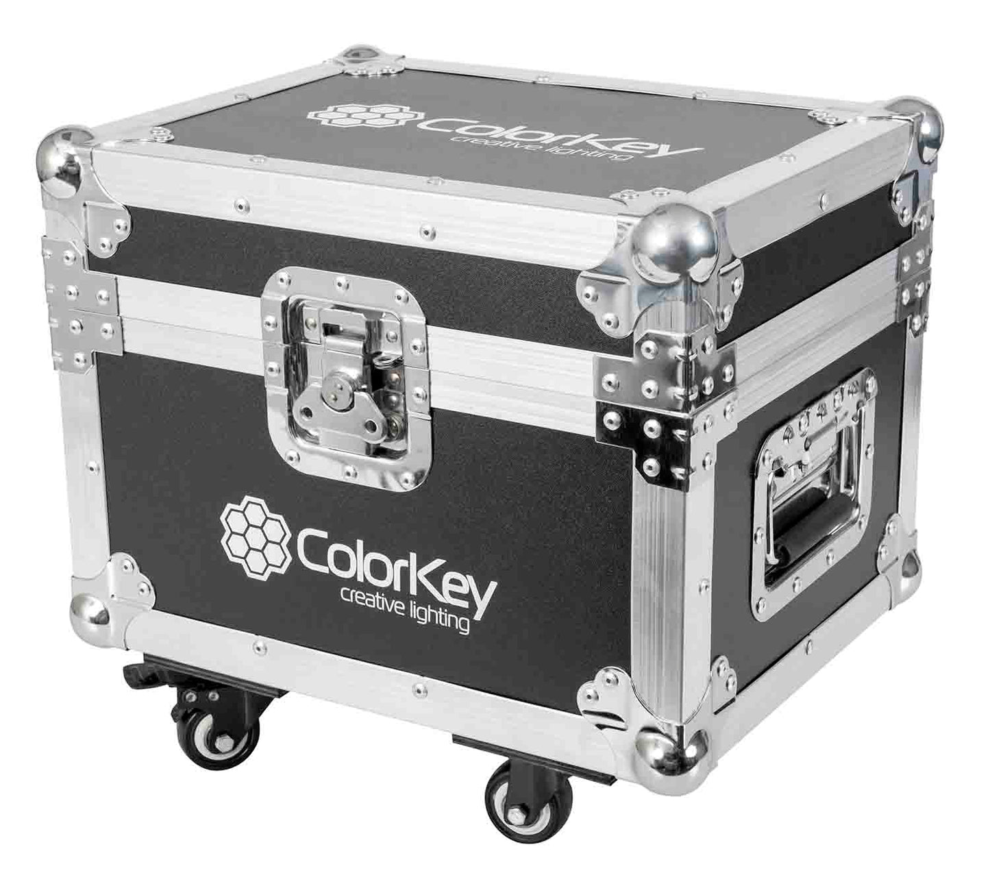 Colorkey CKU-7703-KIT Cold Spark Machine Bundle 2 Dazzlers with Road Case - White - Hollywood DJ