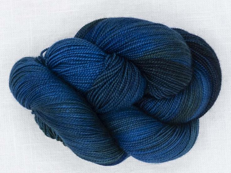 Knitted Wit Shimmer Fingering Merino Silk Knitting Yarn