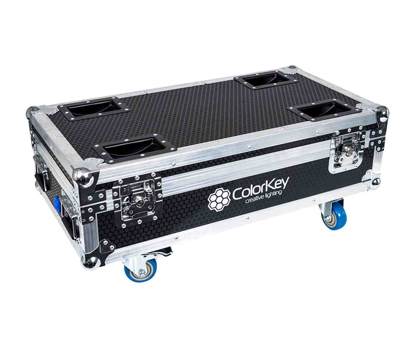 Colorkey CKU-9028 Charging Road Case for Mobilepar Mini Hex 4 - Hollywood DJ