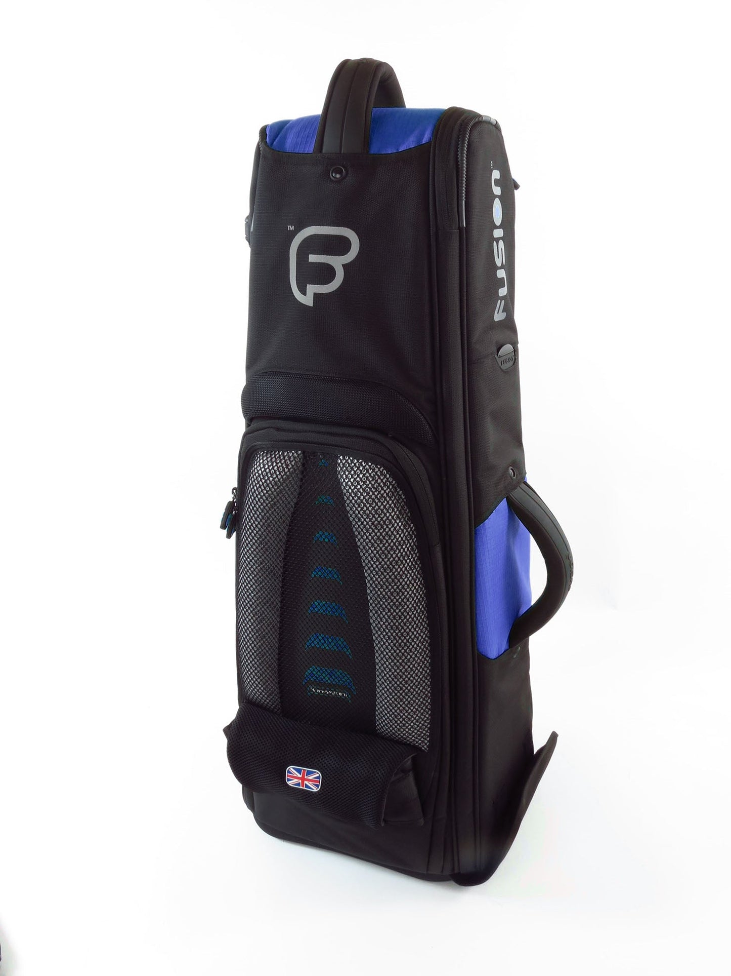 Fusion FB-PB-16-B Premium Series 10.5″ Bass Trombone Gig Bag (Black/Blue) - Hollywood DJ