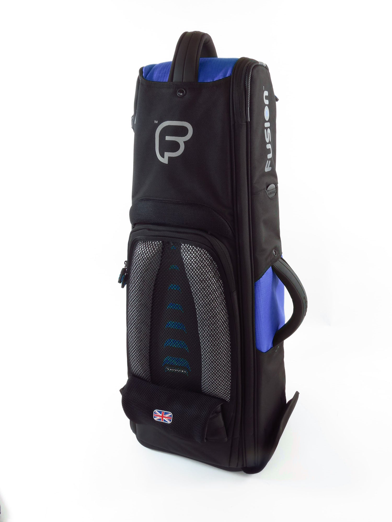 Fusion FB-PB-16-B Premium Series 10.5″ Bass Trombone Gig Bag (Black/Blue) - Hollywood DJ