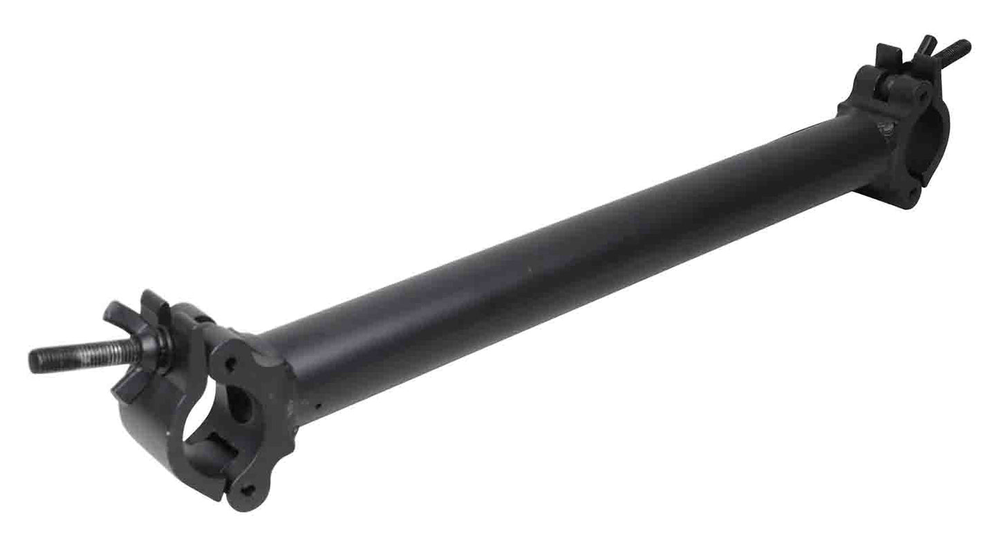 PROX XT-BTS BX4-G8 24 Inch Truss Tube with Dual Clamp for ProX XT-GRU Rapid Grid Modular System - Black - Hollywood DJ