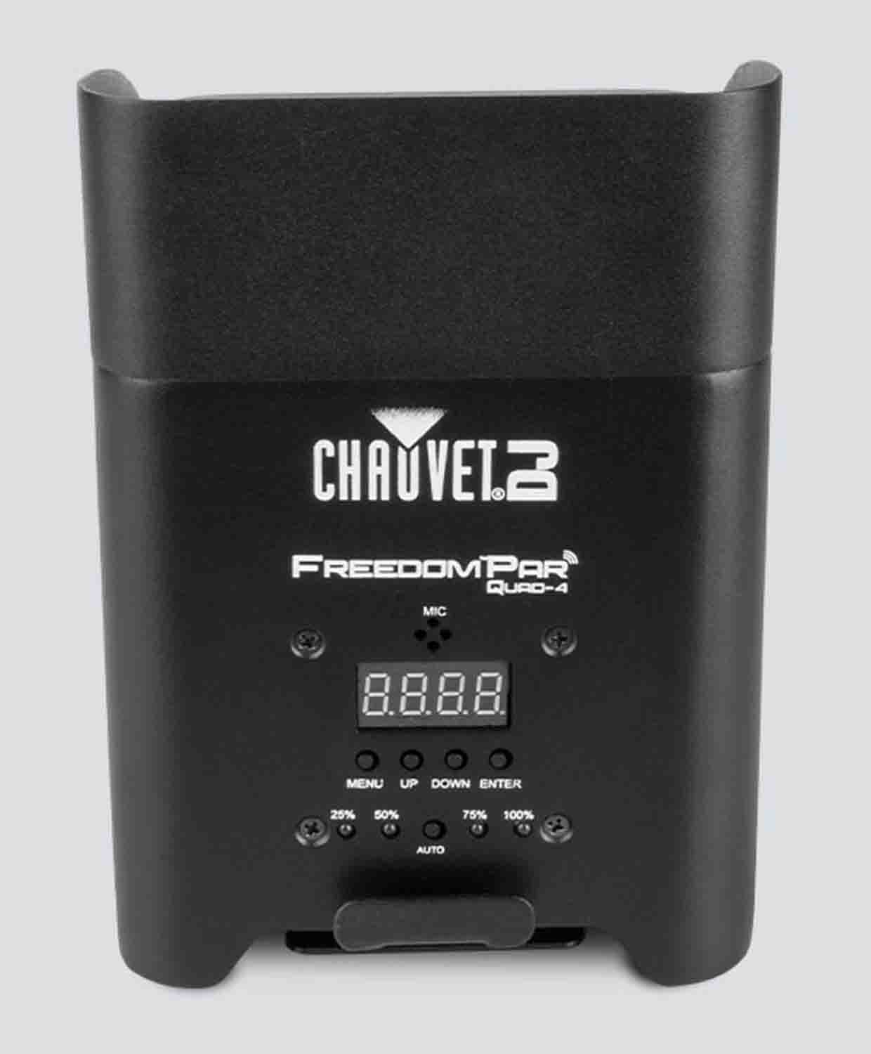 Chauvet DJ Freedom Par Quad 4 Wireless Battery LED Wash Light Effects (4 Pack)