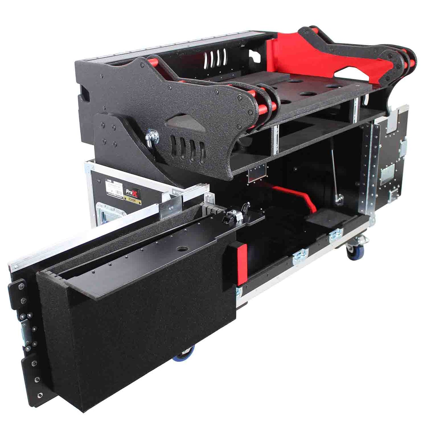 ProX XZF-AHAVANTIS 2U, Hydraulic Lift Case For Allen and Heath Avantis Console - Hollywood DJ