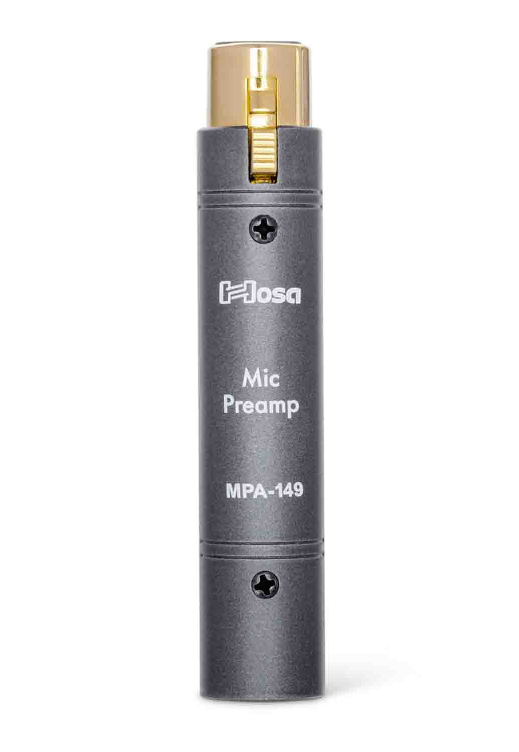 Hosa Technology MPA-149 XLRM to XLRF Active Preamplifier - Hollywood DJ