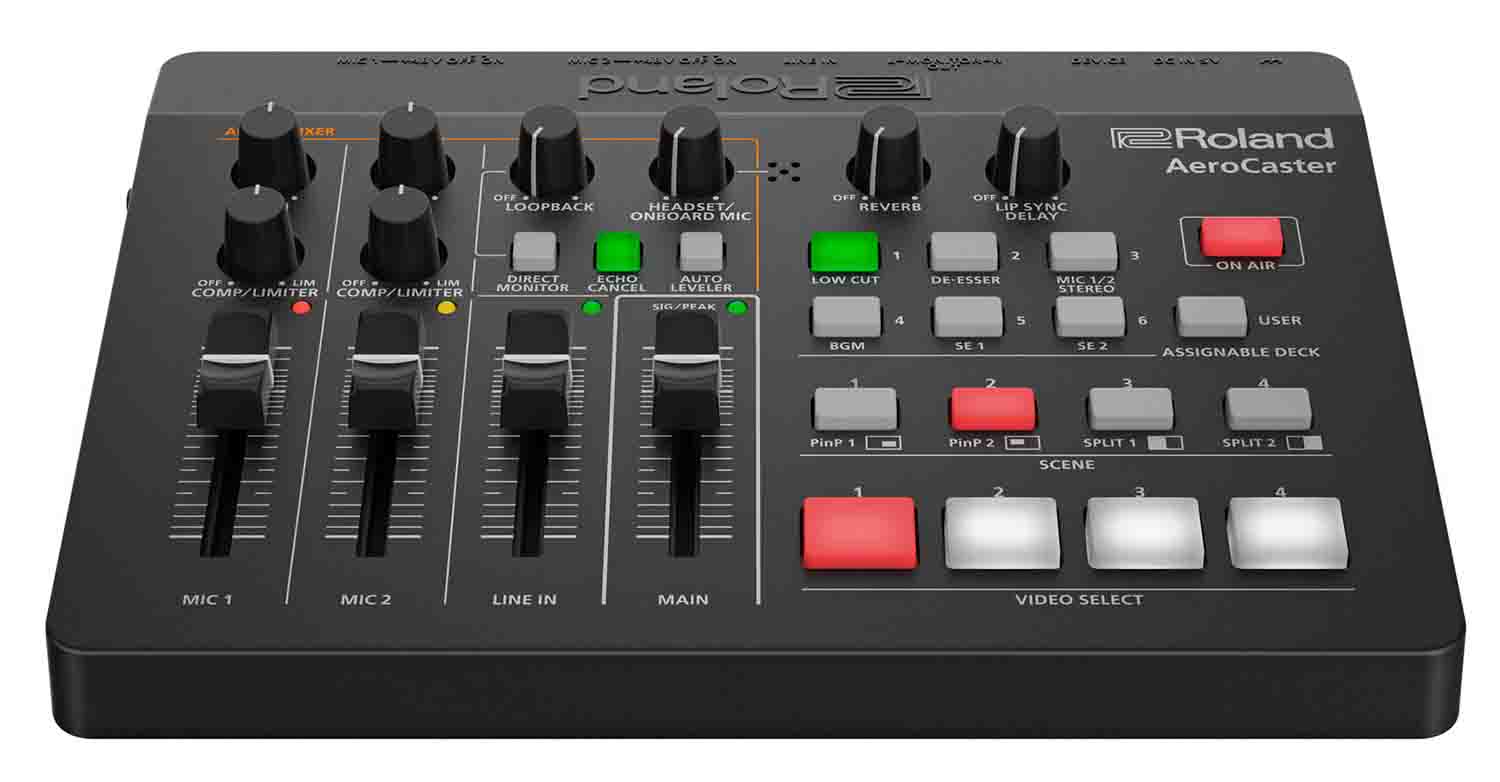 ROLAND VRC-01 Aero Caster Livestreaming System - Hollywood DJ