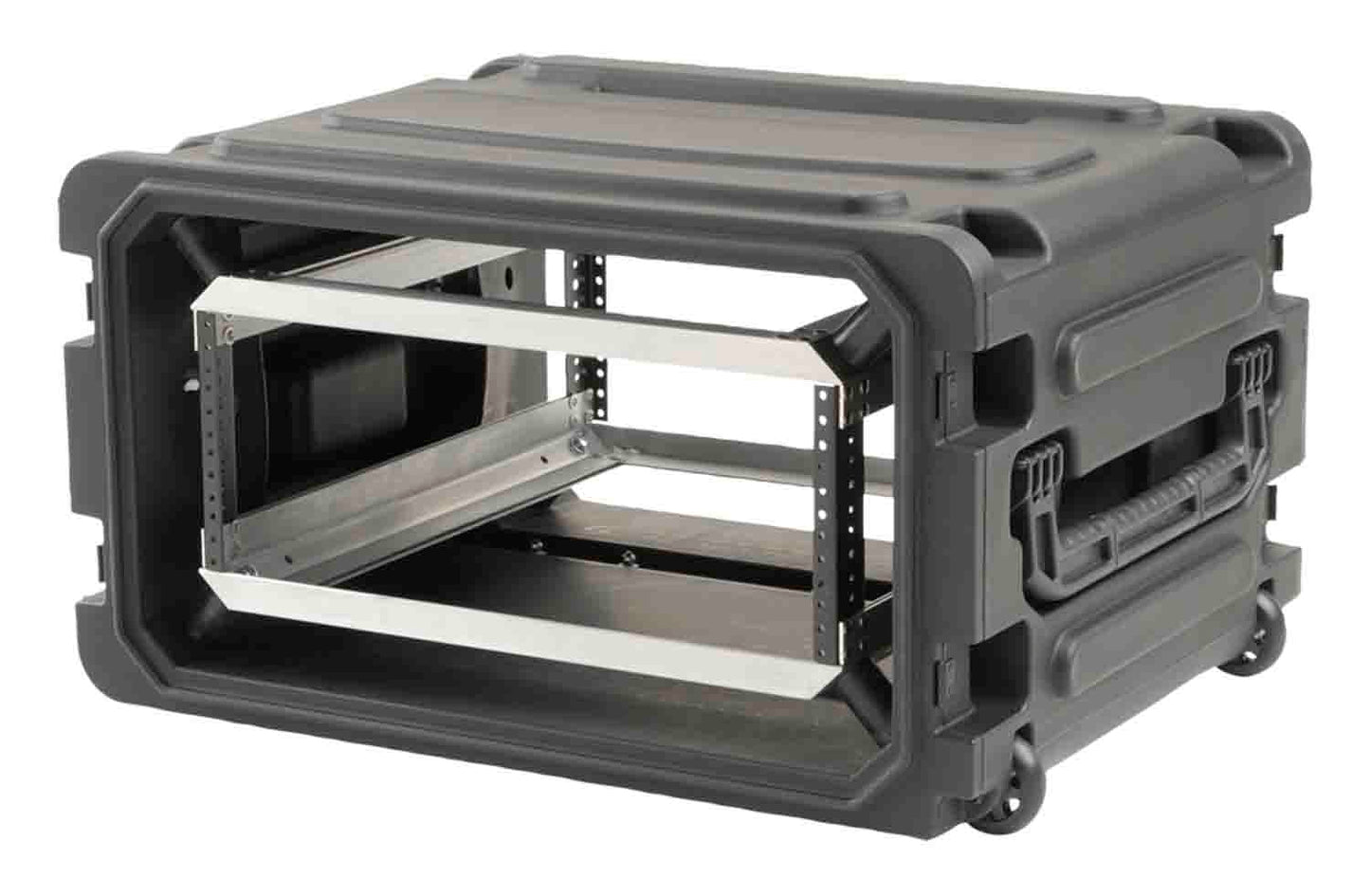 SKB Cases 3SKB-R04U20W 4U 20-Inch Deep rSeries Rolling Shock Rack Case - Hollywood DJ