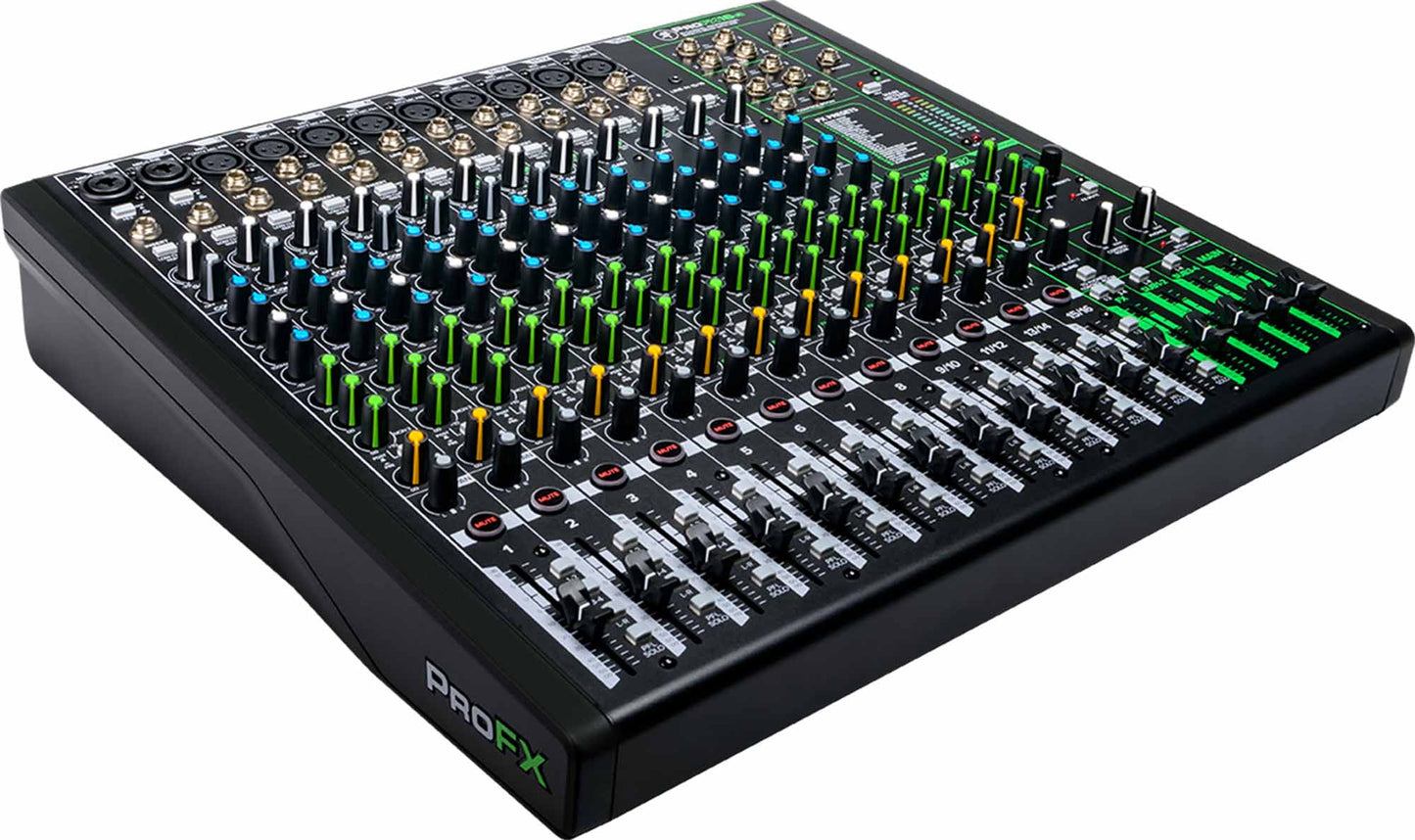 Open Box: Mackie ProFX16v3 16-Channel Professional Effects Mixer with USB - Hollywood DJ