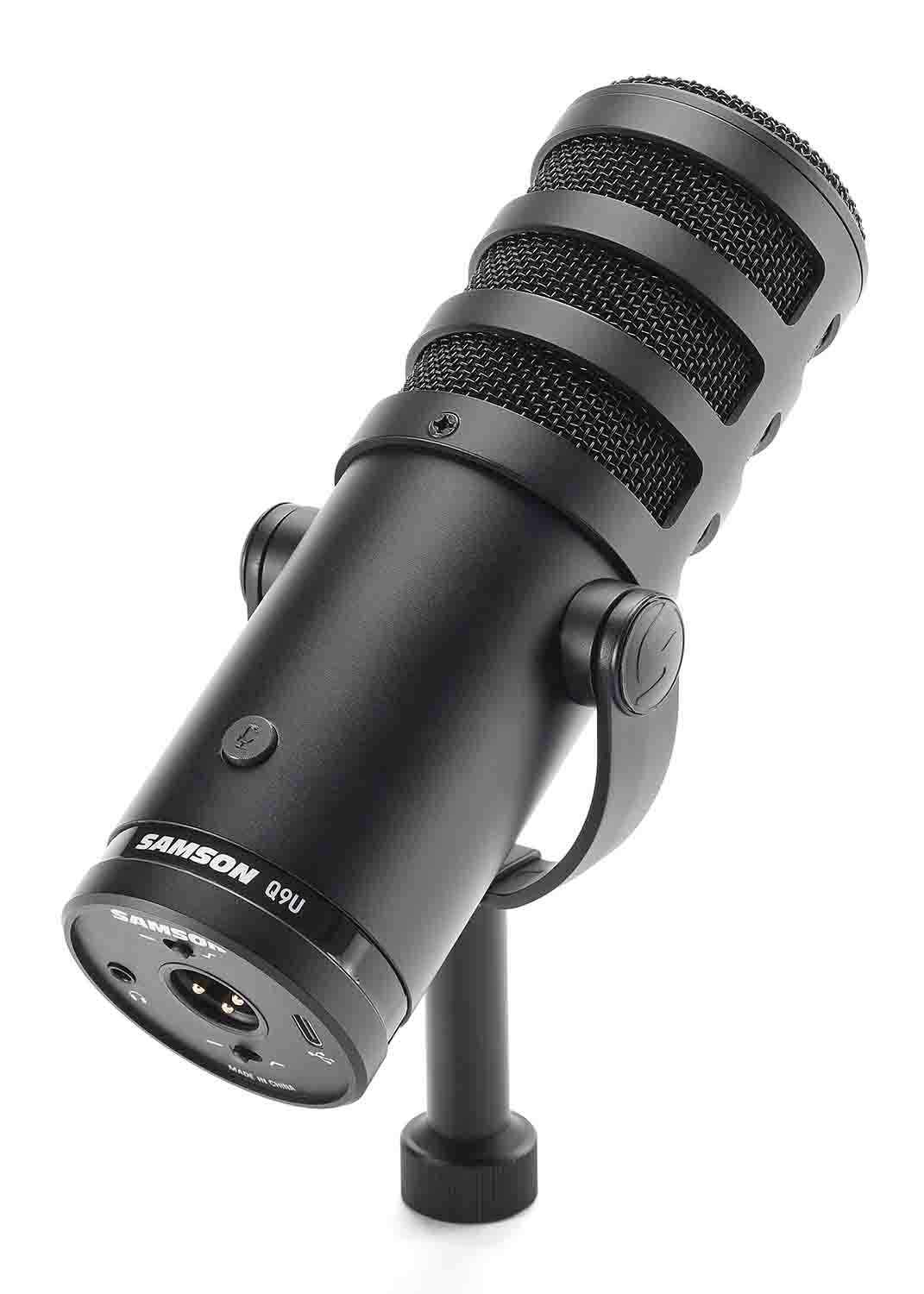 Samson Q9U XLR and USB Broadcast Dynamic Microphone - Hollywood DJ