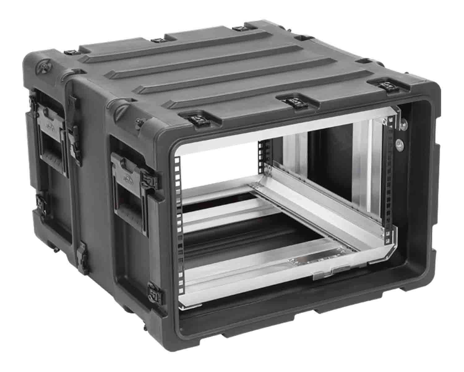 SKB Cases 3RR-6U20-22B 6U 20-inch Deep RR Series Shock Rack Case - Hollywood DJ