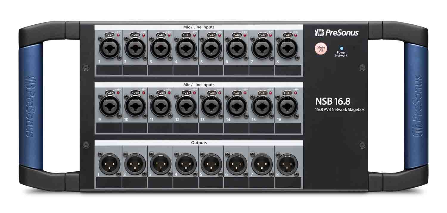PreSonus NSB 16.8, 16x8 AVB-Networked Stage Box - Hollywood DJ