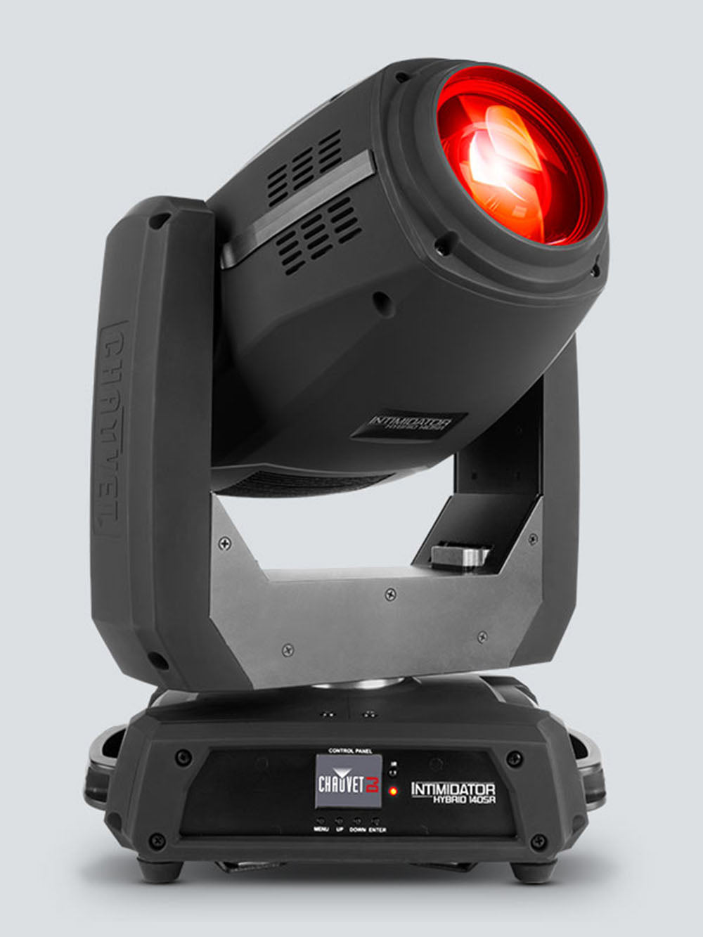 Chauvet DJ Lighting Package with Intimidator Hybrid 140SR Moving Head Wash Spot Gobo 140 Watt Light and Case - Hollywood DJ