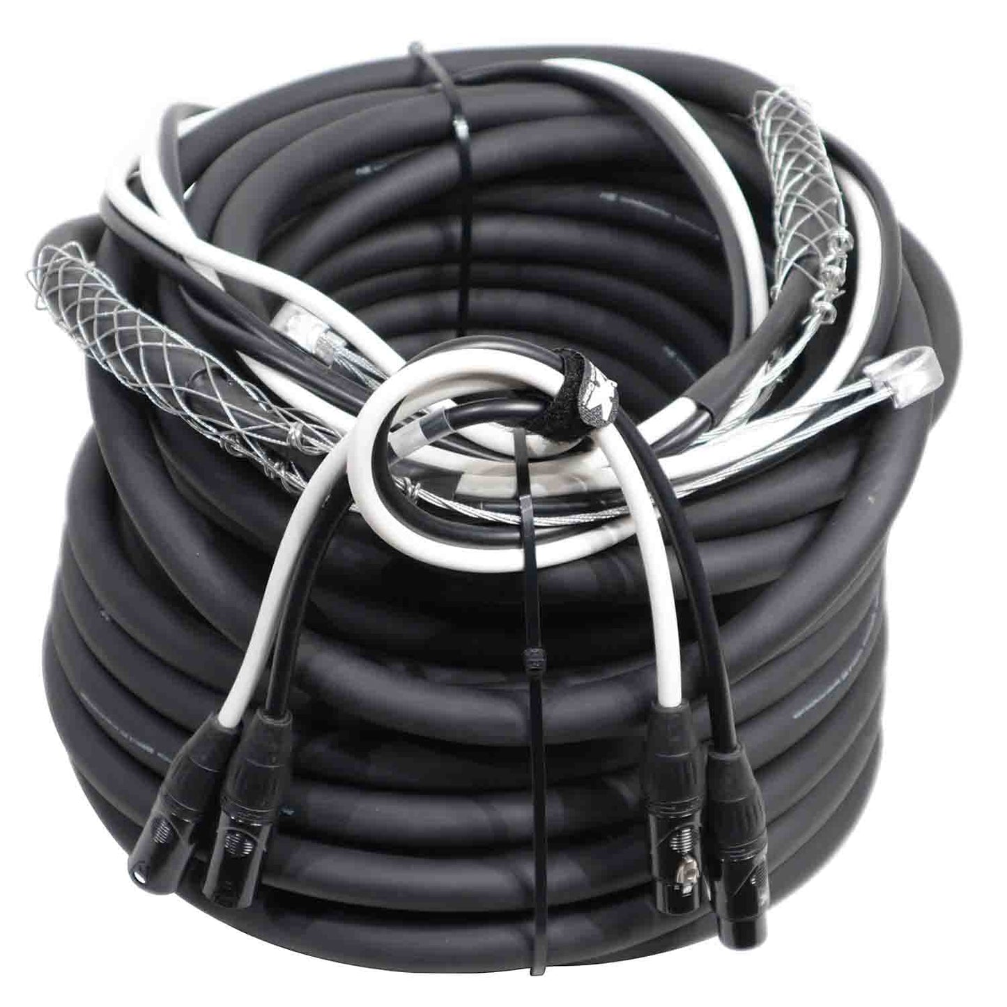 ProX XC-DXLR100 Balanced Dual XLR-M to Dual XLR-F High Performance Audio Cable - 100 Feet - Hollywood DJ