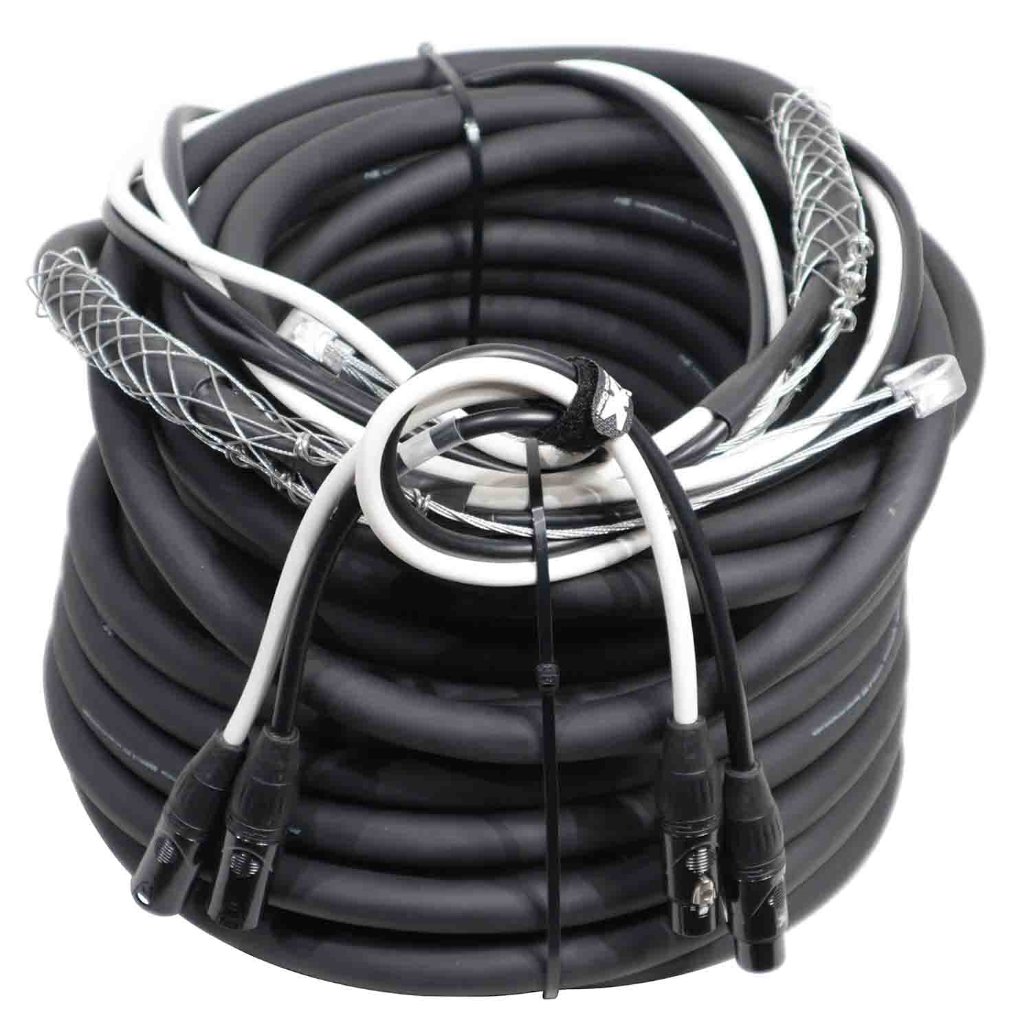 ProX XC-DXLR100 Balanced Dual XLR-M to Dual XLR-F High Performance Audio Cable - 100 Feet - Hollywood DJ